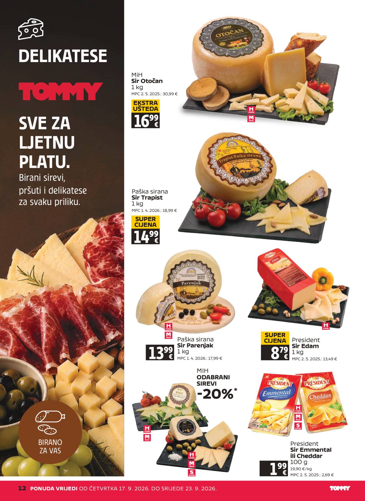 Tommy katalog akcija od 17.09.-23.09.2026.
