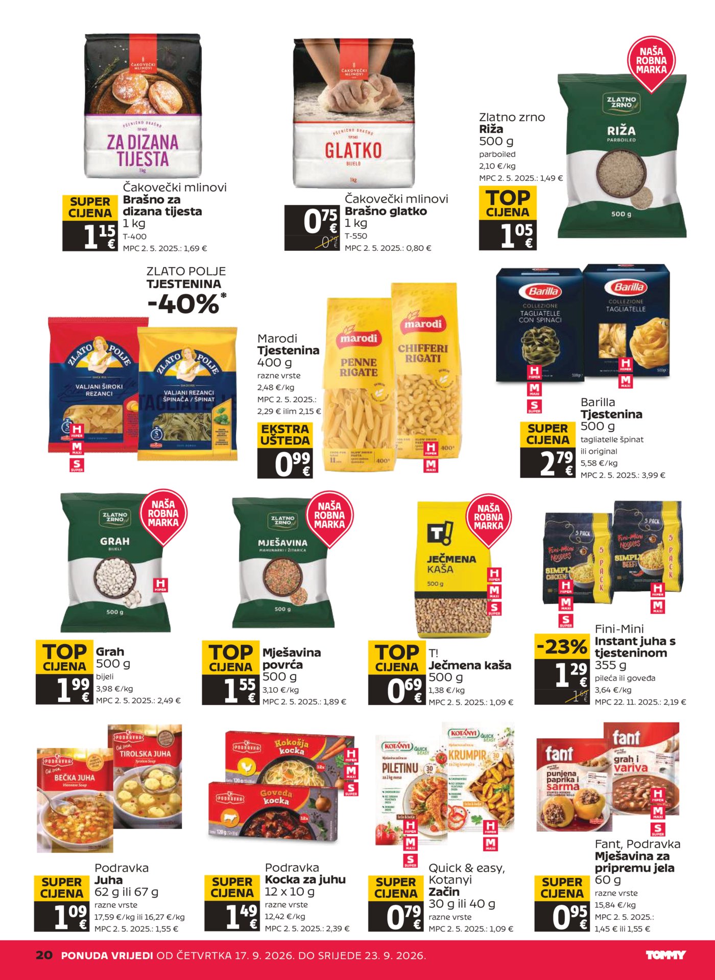 Tommy katalog akcija od 17.09.-23.09.2026.