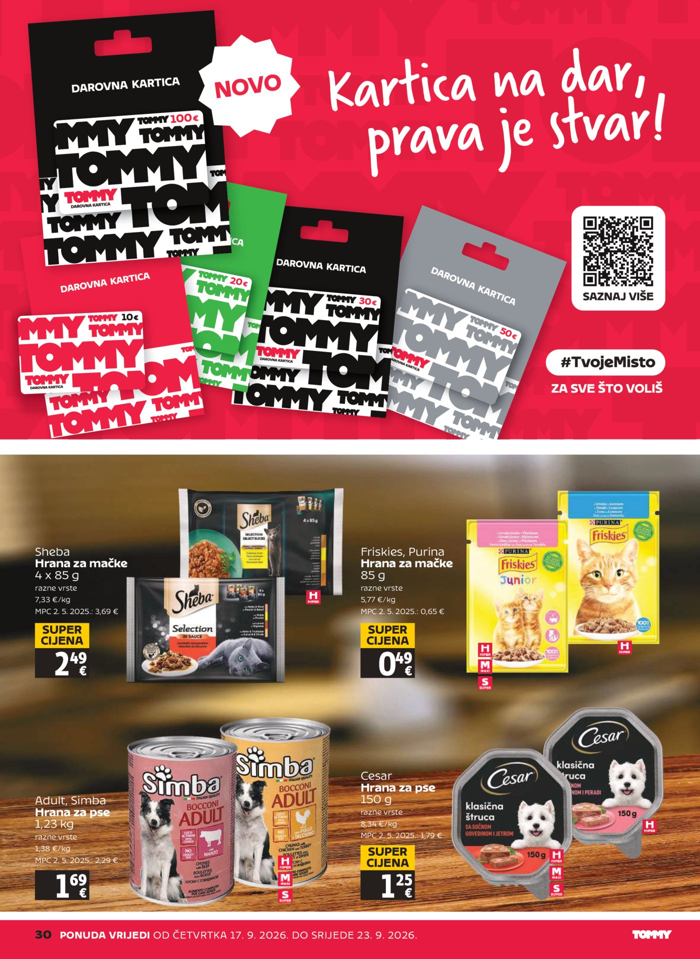 Tommy katalog akcija od 17.09.-23.09.2026.
