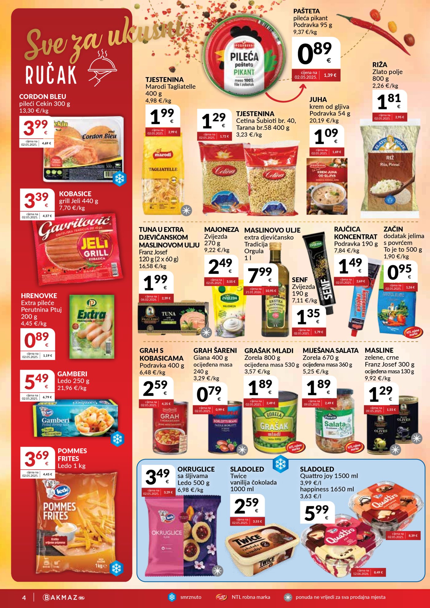 Bakmaz katalog Akcija 30.09. - 06.10.2026.