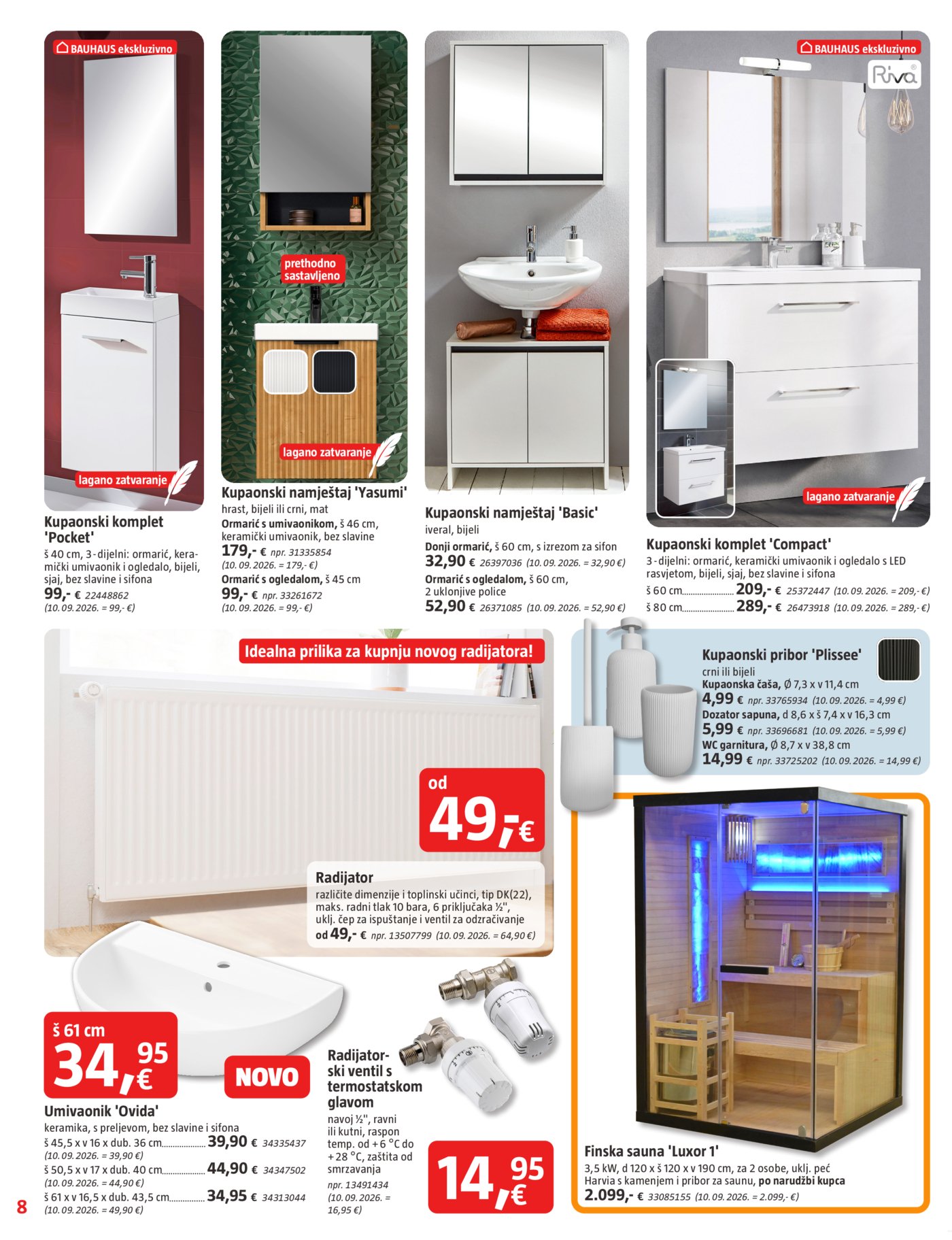 Bauhaus katalog Akcija 30.09. - 13.10.2026.