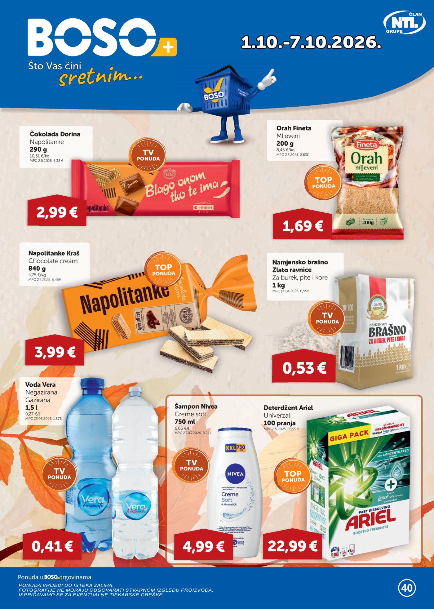 Boso katalog Akcija 01.10. - 07.10.2026.