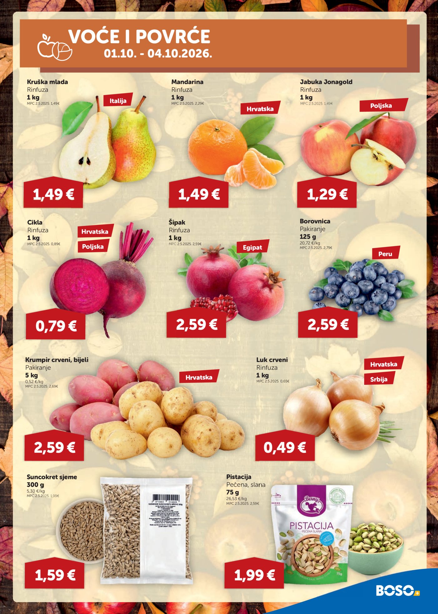 Boso katalog Akcija 01.10. - 07.10.2026.
