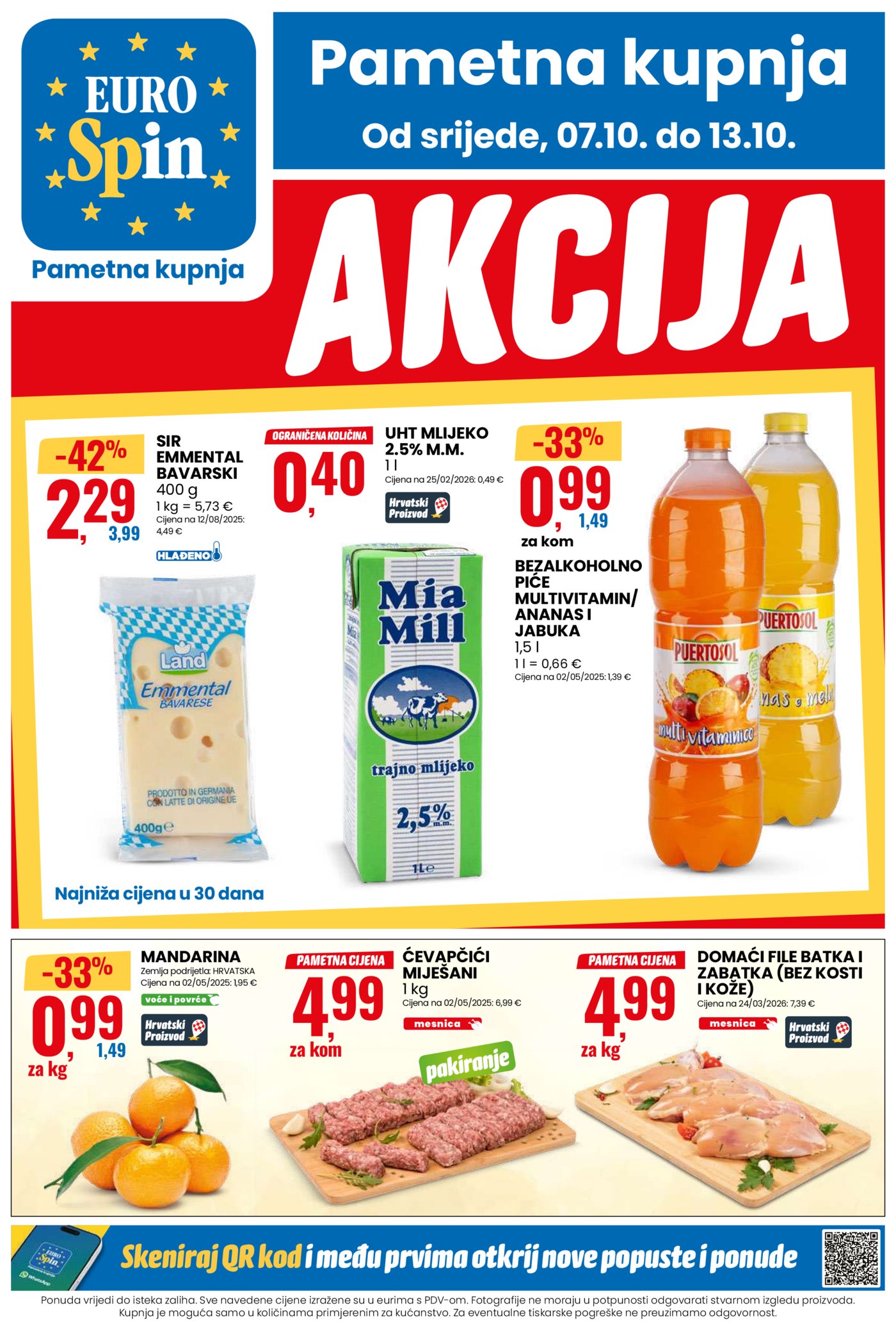 Eurospin katalog Akcija 07.10. - 13.10.2026.