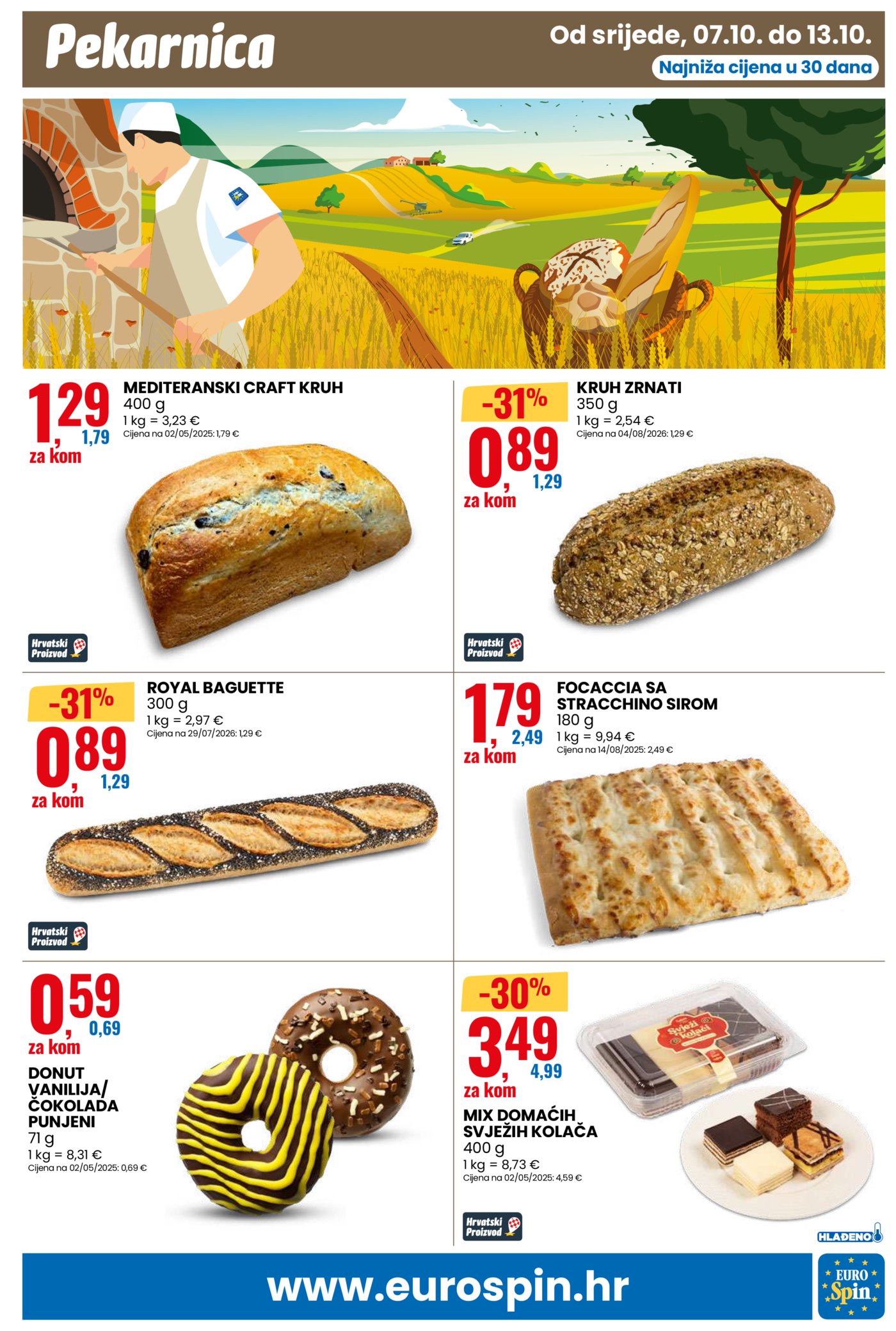 Eurospin katalog Akcija 07.10. - 13.10.2026.
