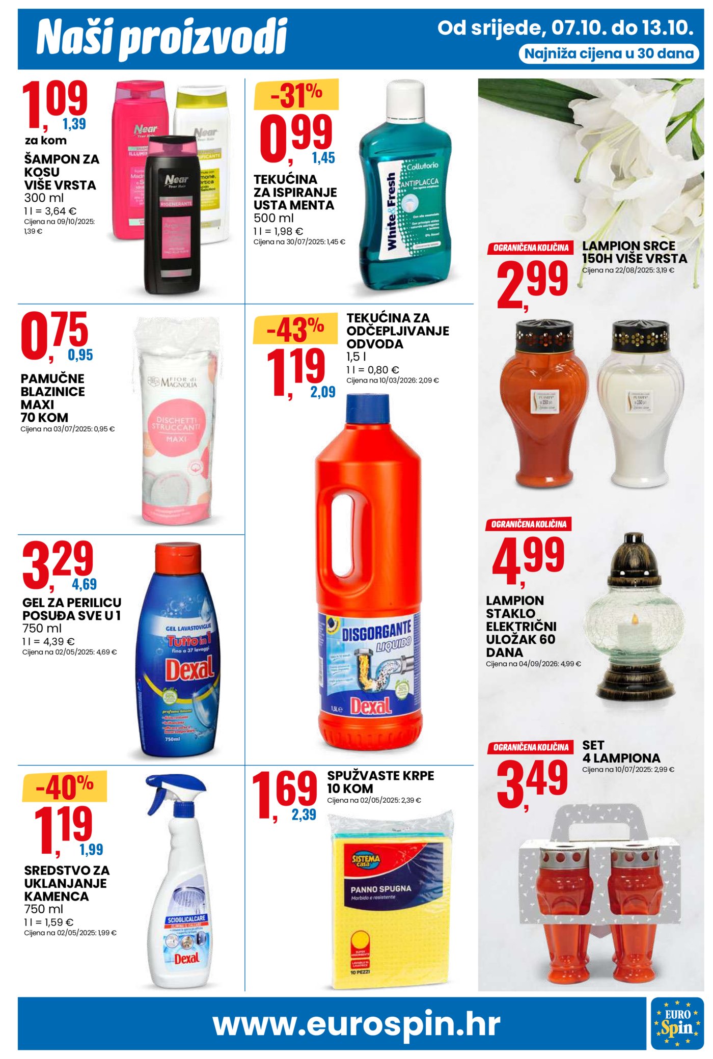 Eurospin katalog Akcija 07.10. - 13.10.2026.