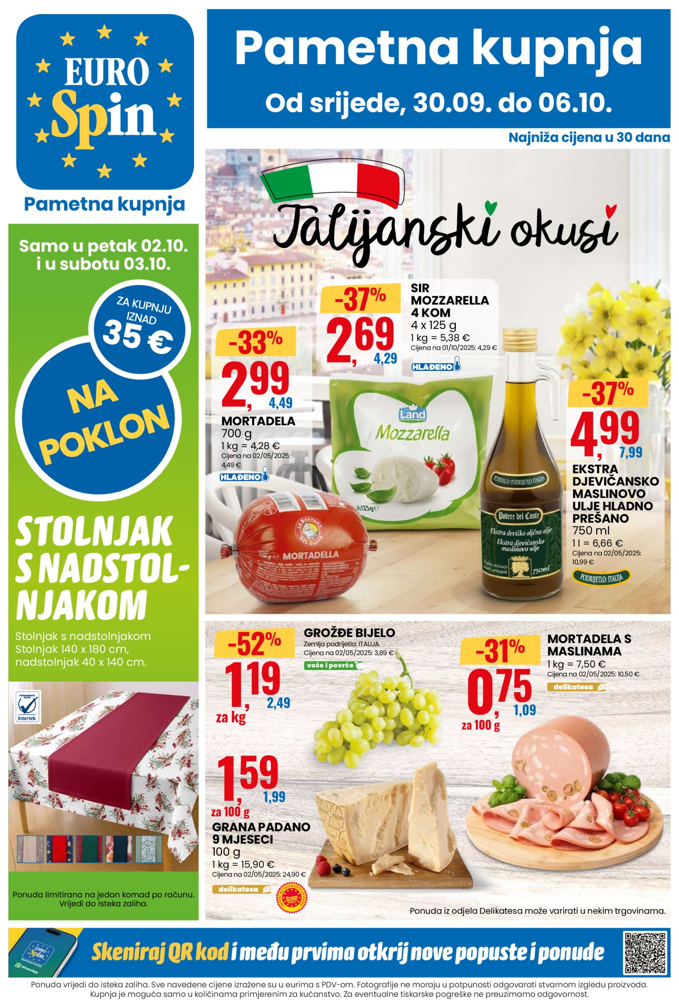 Eurospin katalog Pametna kupnja 30.09. - 06.10.2026.