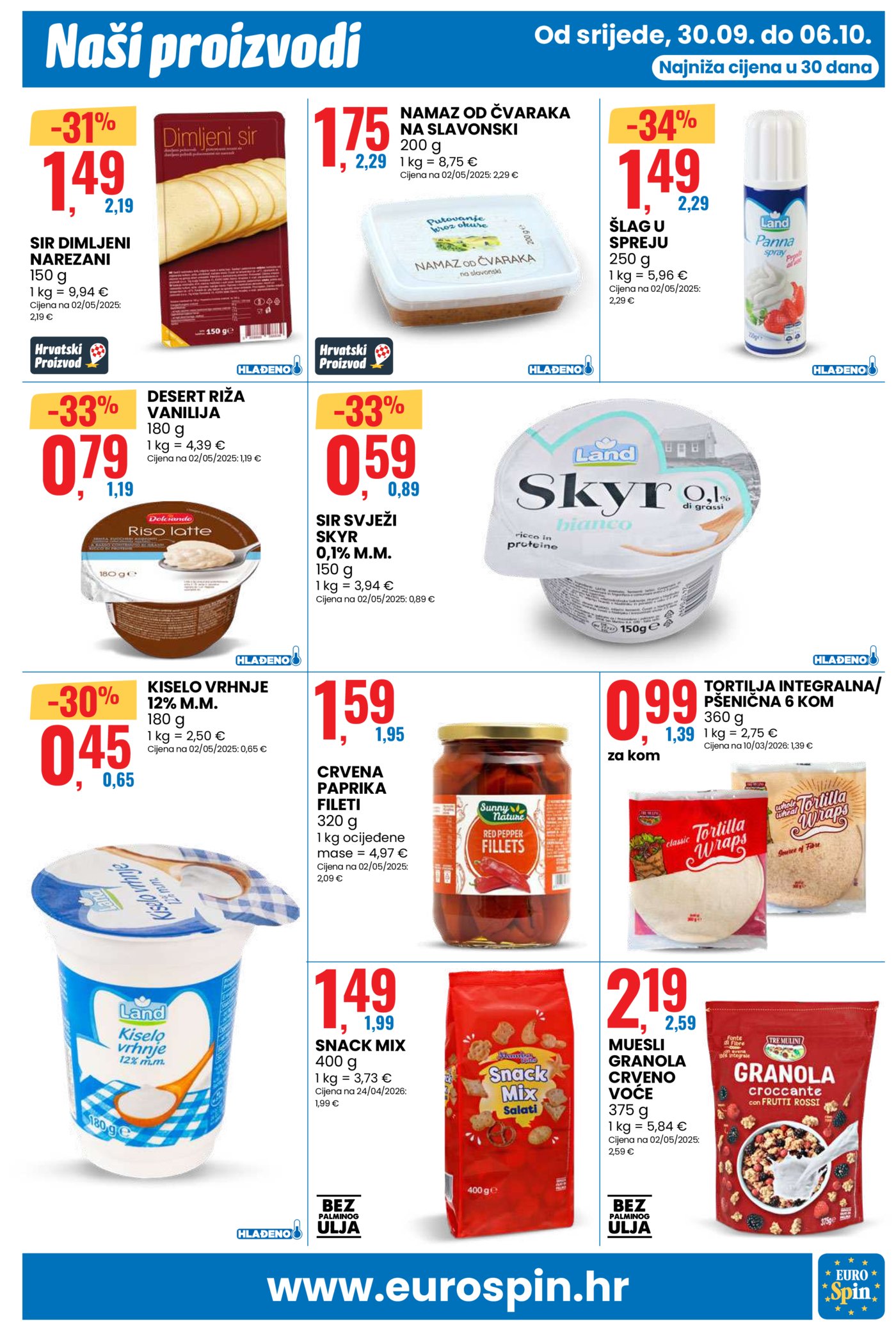 Eurospin katalog Pametna kupnja 30.09. - 06.10.2026.