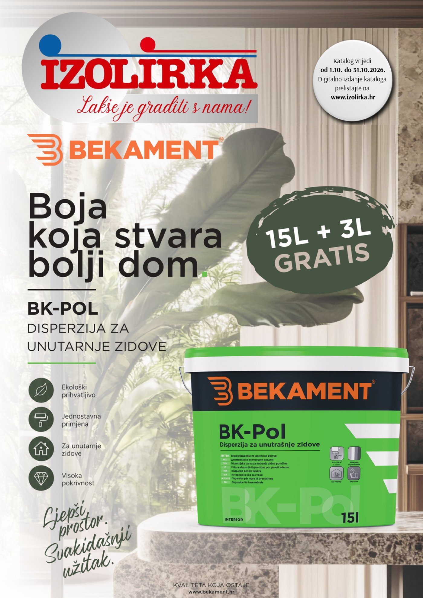GT Izolirka katalog Akcija 01.10. - 31.10.2026.