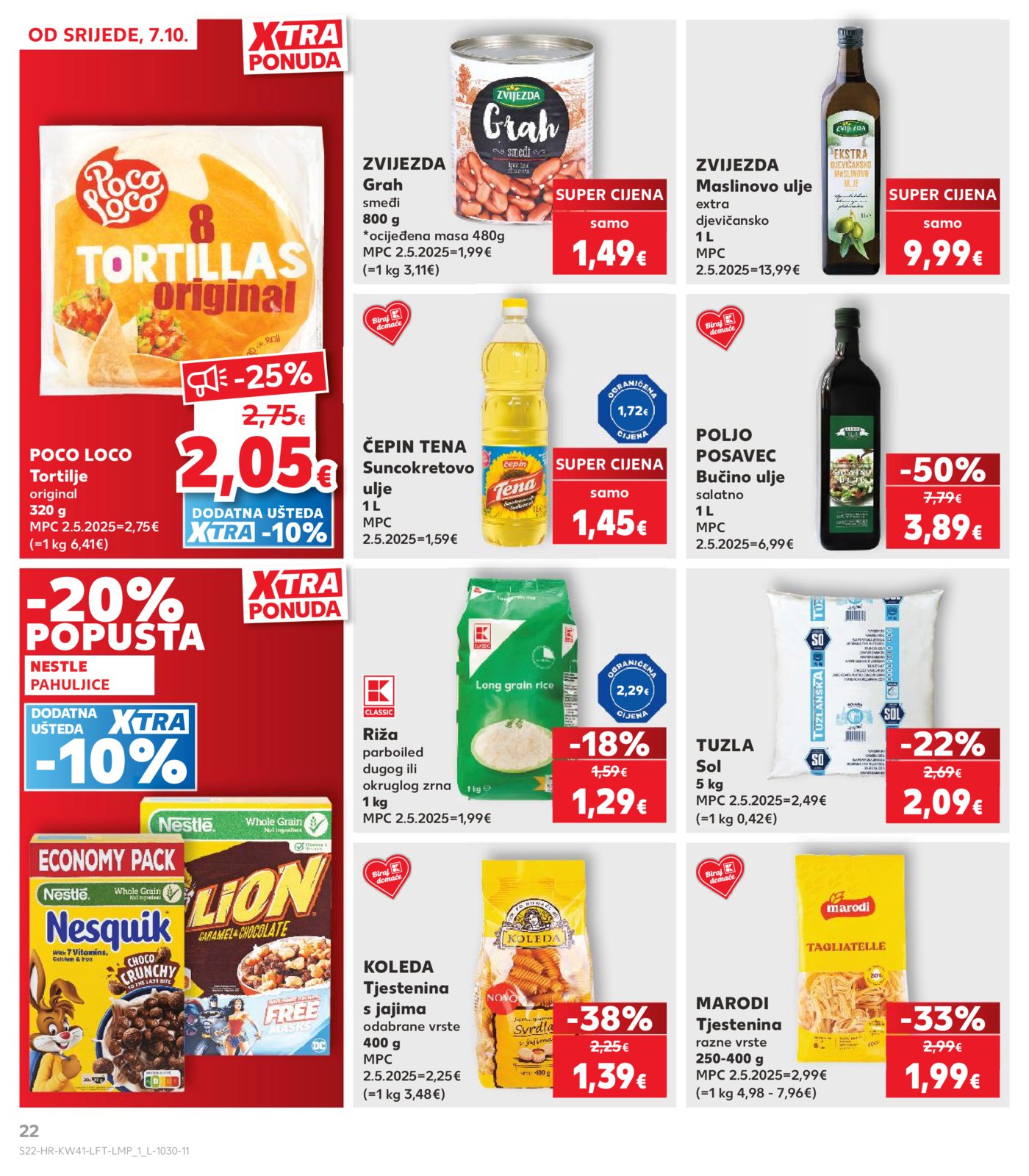 Kaufland katalog Akcija 07.10. - 13.10.2026.