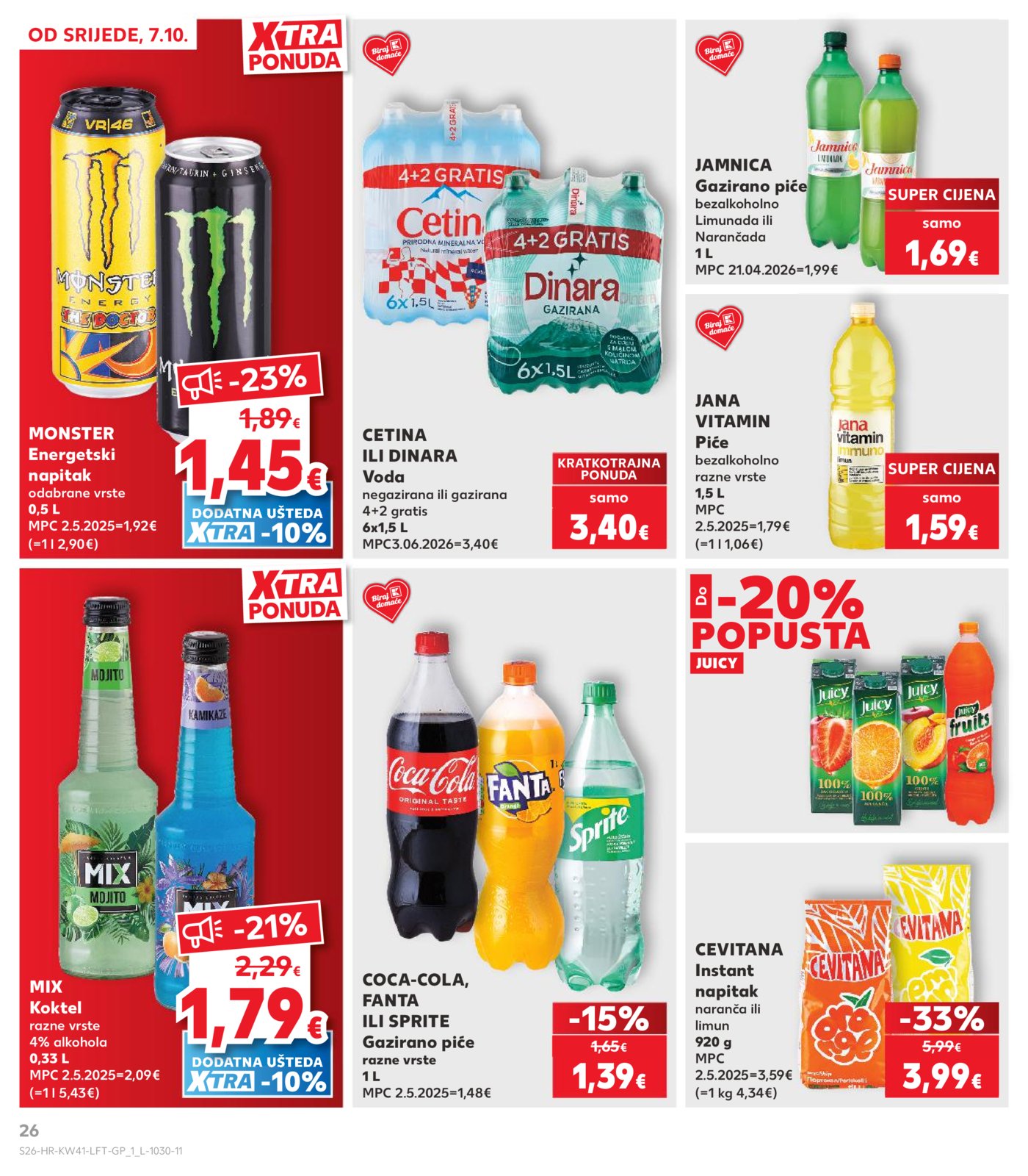 Kaufland katalog Akcija 07.10. - 13.10.2026.