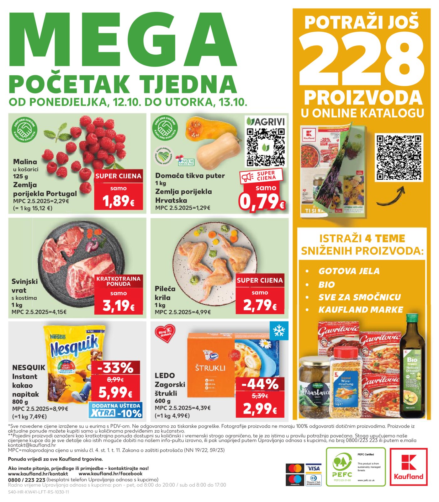 Kaufland katalog Akcija 07.10. - 13.10.2026.