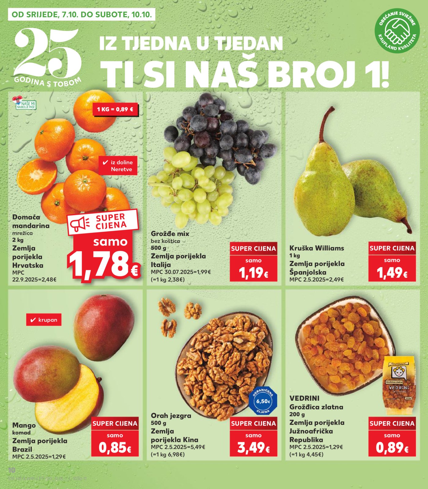Kaufland katalog Akcija 07.10. - 13.10.2026.