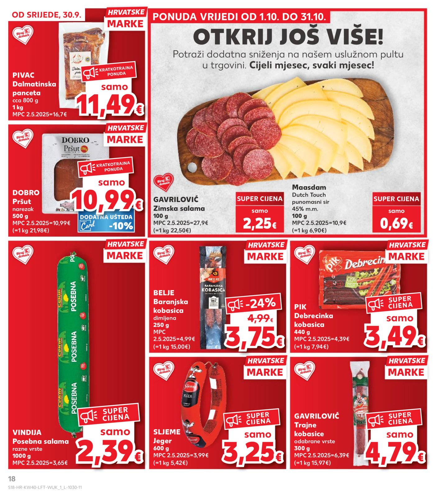 Kaufland katalog Akcija 30.09. - 06.10.2026.