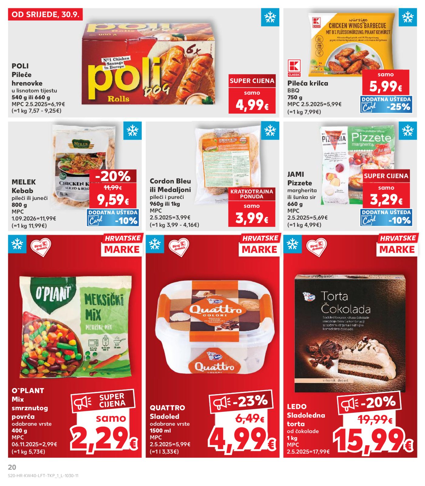 Kaufland katalog Akcija 30.09. - 06.10.2026.