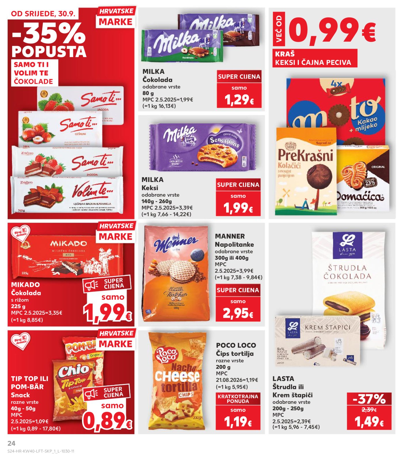 Kaufland katalog Akcija 30.09. - 06.10.2026.