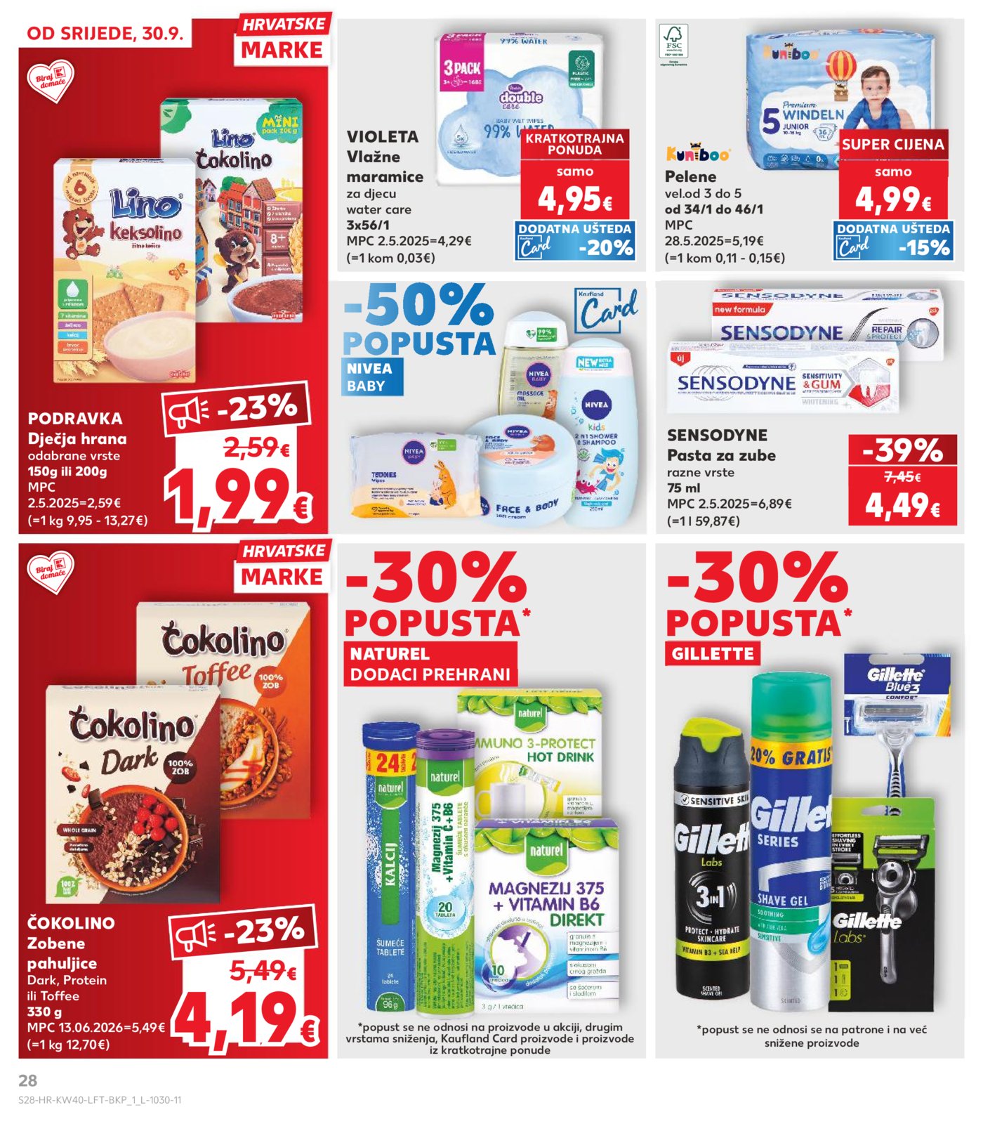 Kaufland katalog Akcija 30.09. - 06.10.2026.