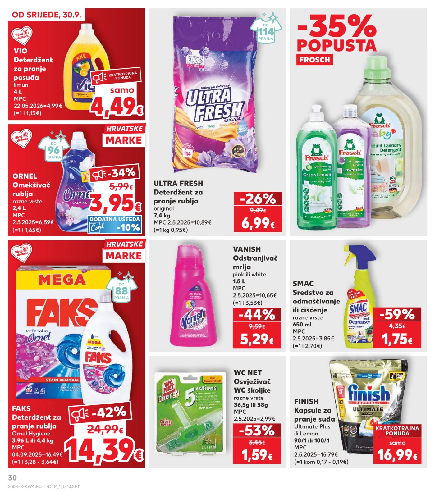 Kaufland katalog Akcija 30.09. - 06.10.2026.