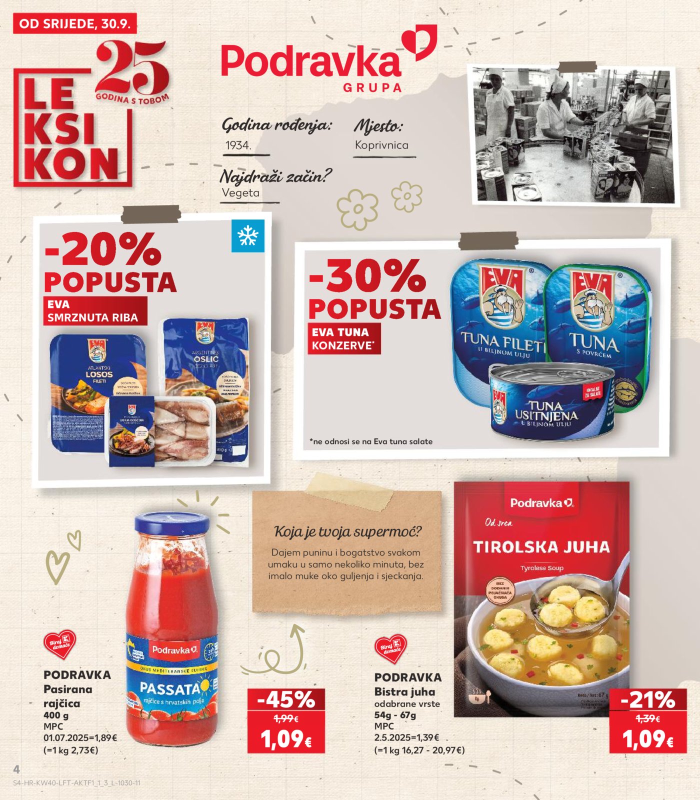 Kaufland katalog Akcija 30.09. - 06.10.2026.