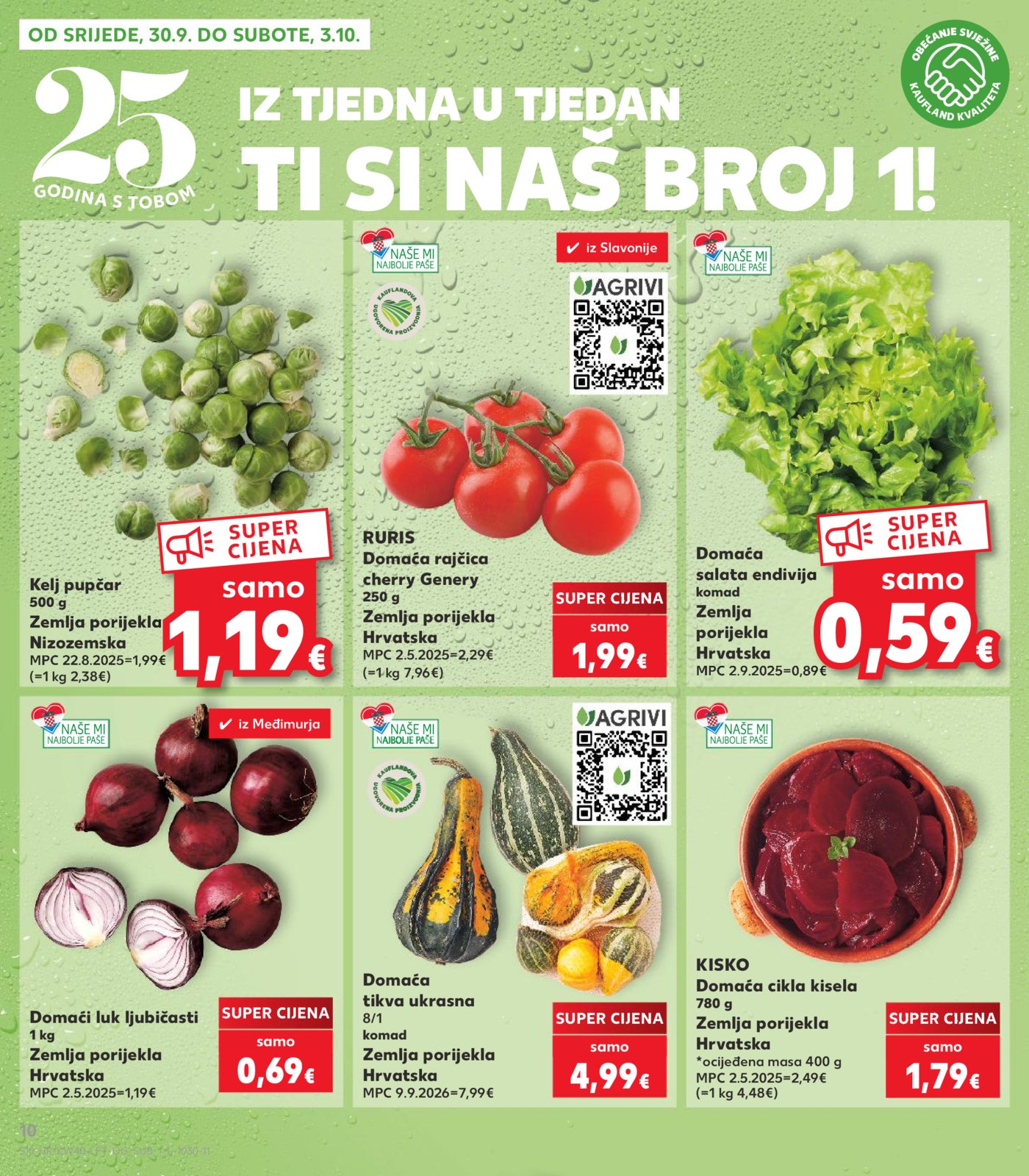 Kaufland katalog Akcija 30.09. - 06.10.2026.