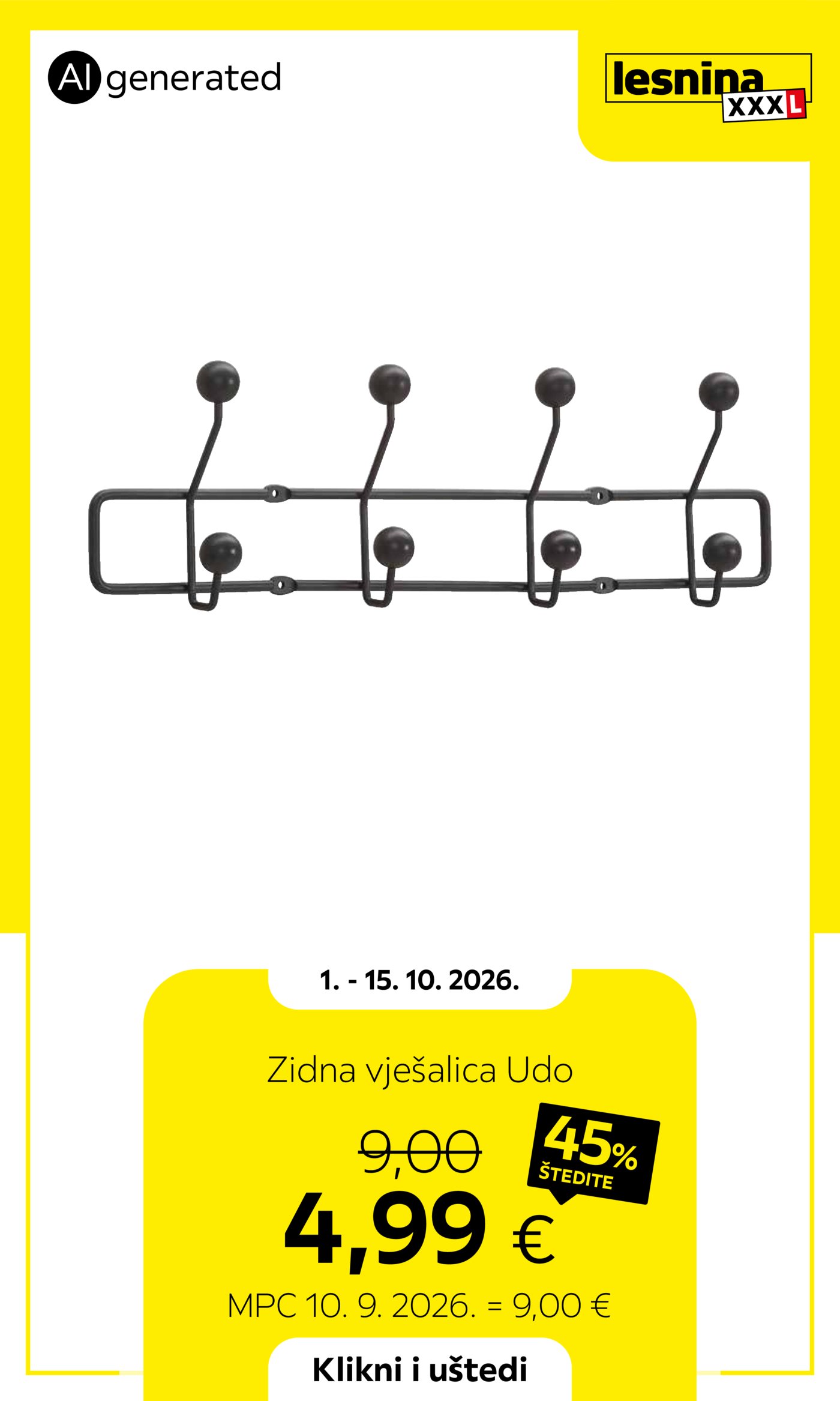 Lesnina katalog Akcija 01.10. - 15.10.2026.