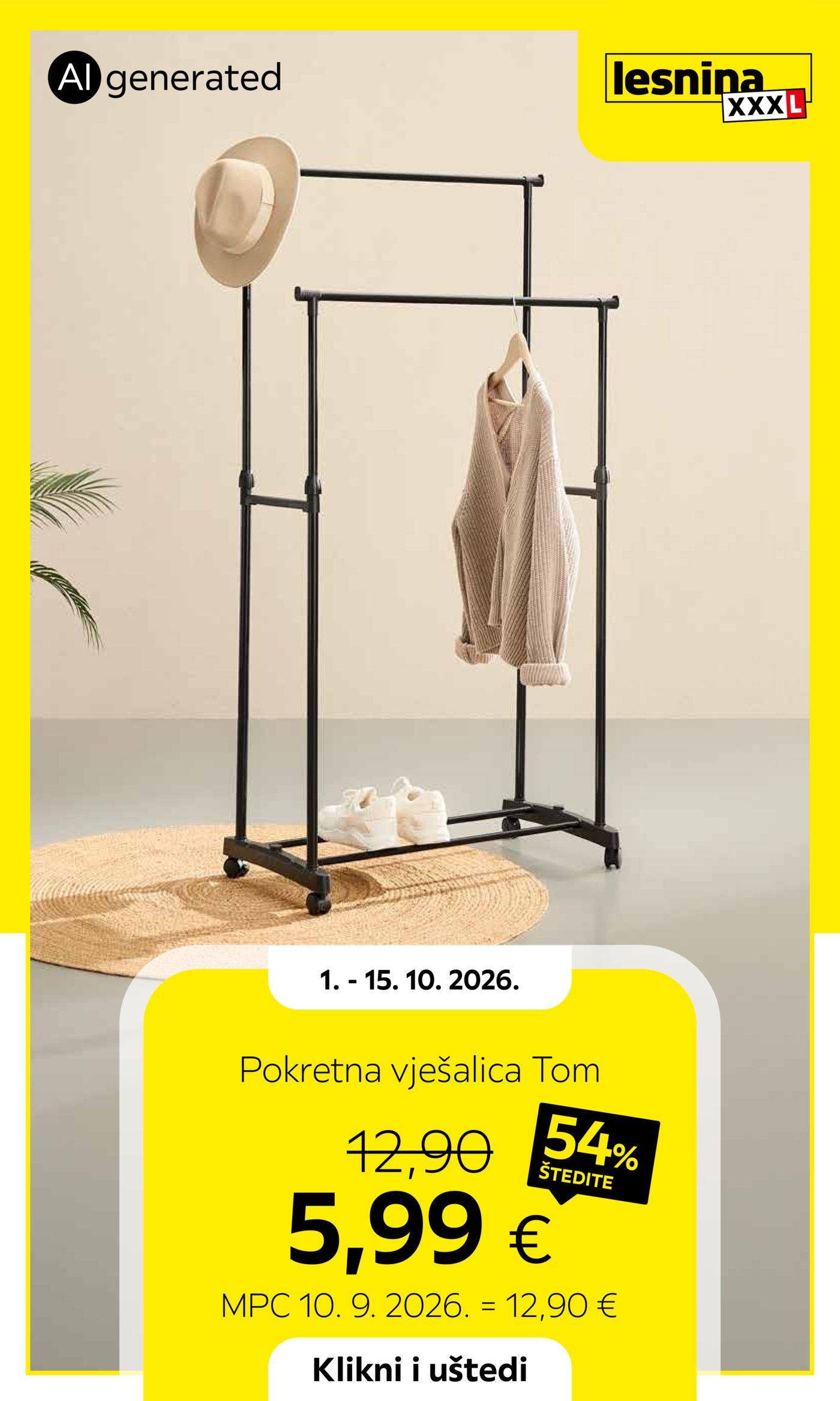 Lesnina katalog Akcija 01.10. - 15.10.2026.