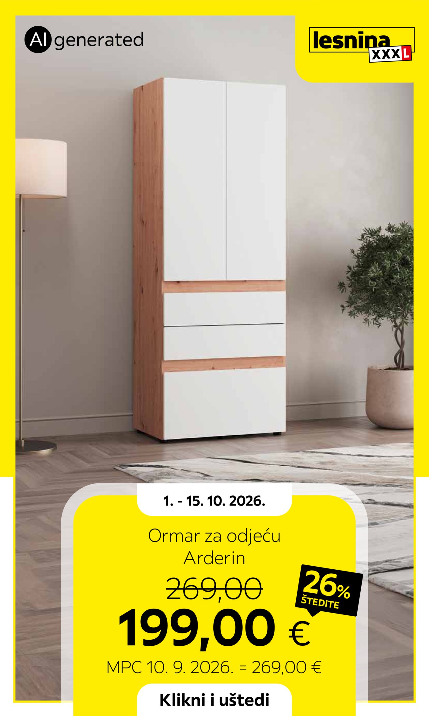 Lesnina katalog Akcija 01.10. - 15.10.2026.