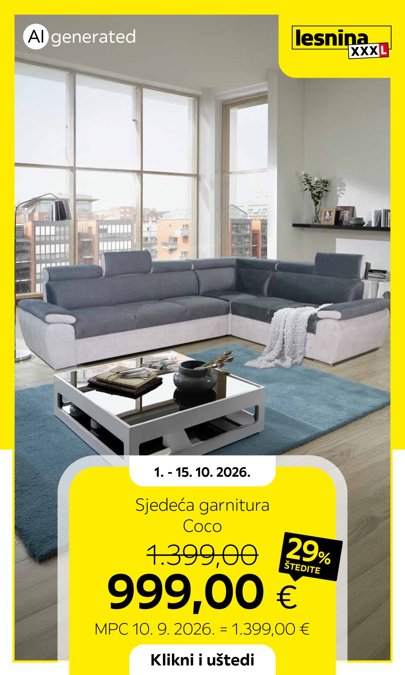 Lesnina katalog Akcija 01.10. - 15.10.2026.