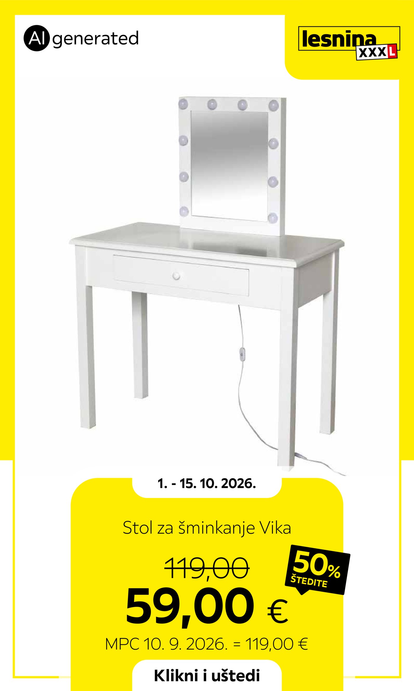Lesnina katalog Akcija 01.10. - 15.10.2026.
