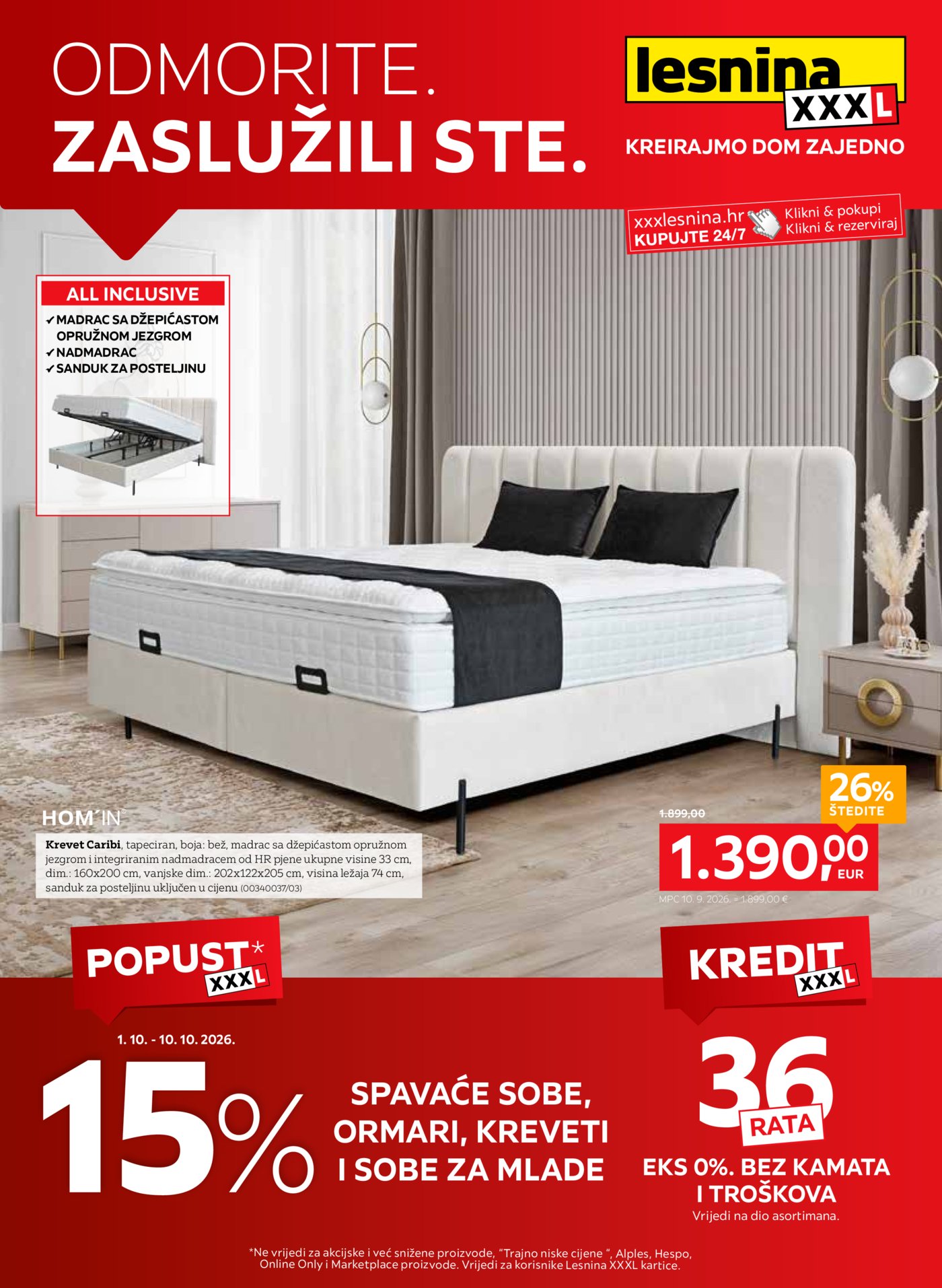 Lesnina katalog Odmorite, zaslužili ste 01.10. - 21.01.2027.