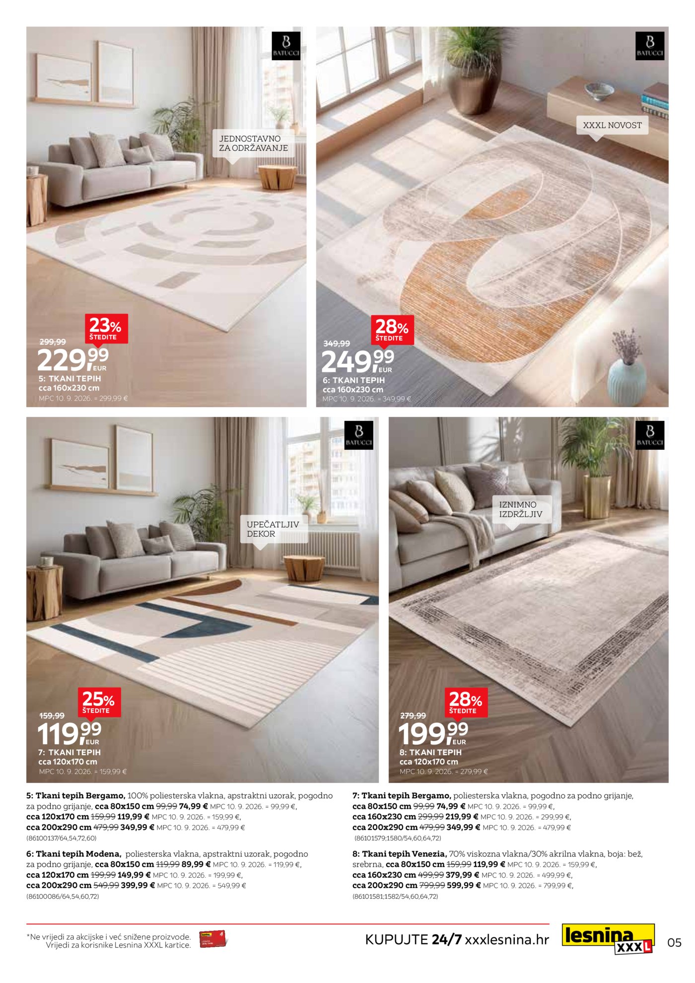 Lesnina katalog Toplina pri svakom koraku 01.10. - 26.10.2026.
