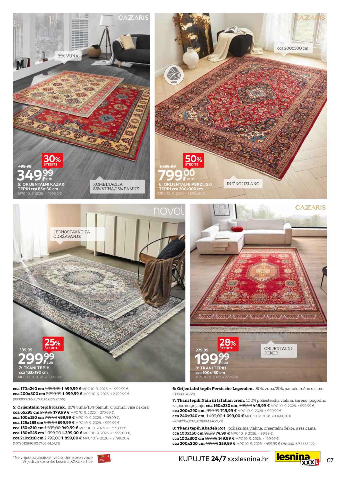 Lesnina katalog Toplina pri svakom koraku 01.10. - 26.10.2026.