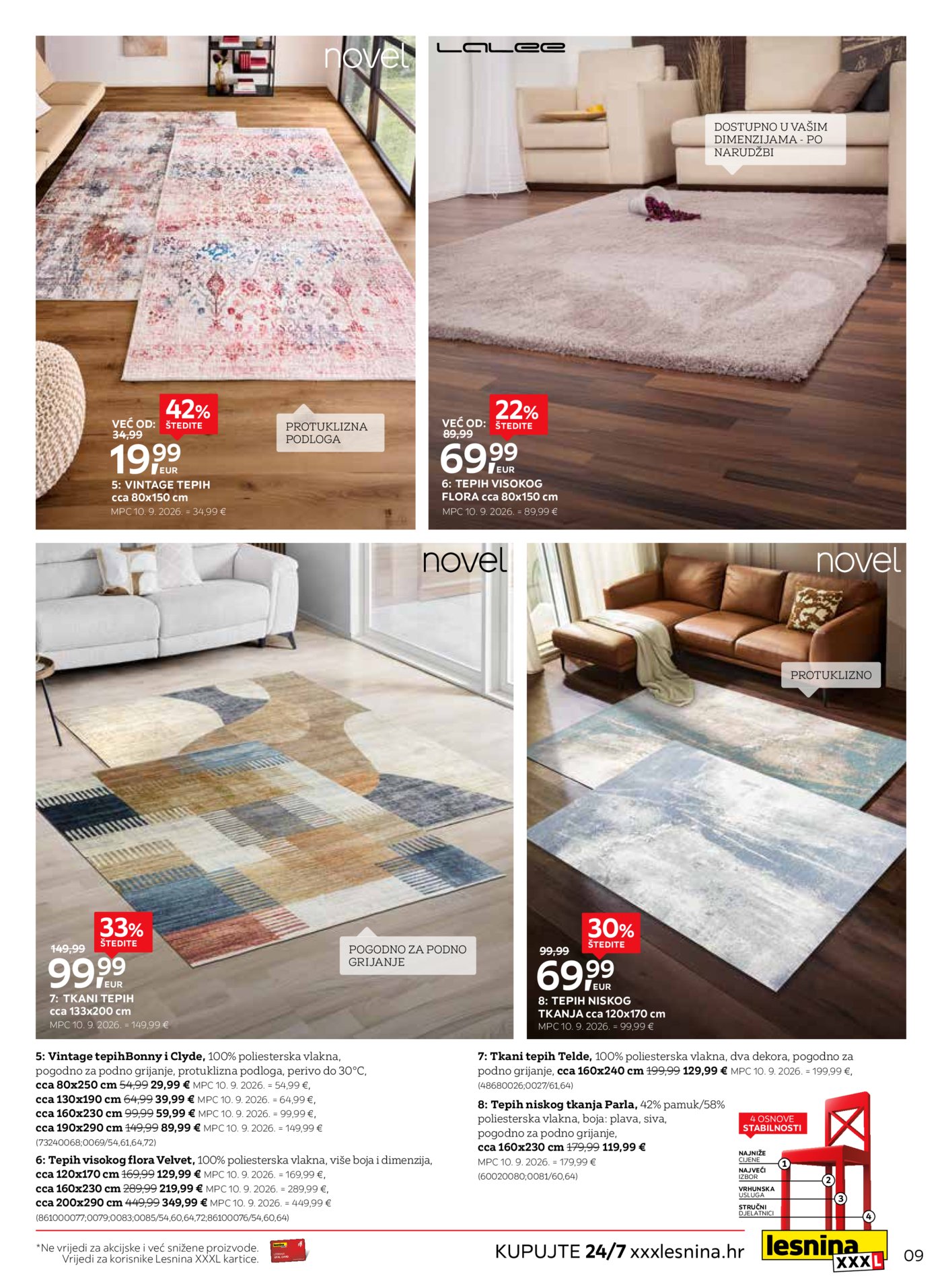 Lesnina katalog Toplina pri svakom koraku 01.10. - 26.10.2026.