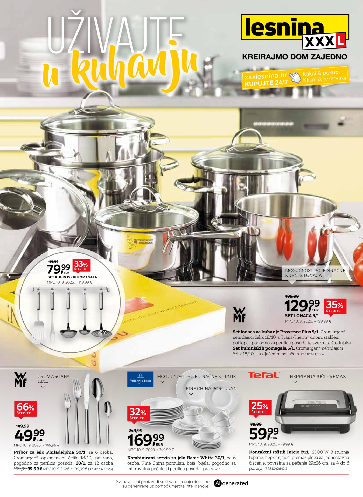 Lesnina katalog Uživajte u kuhanju 01.10.-31.10.2026.