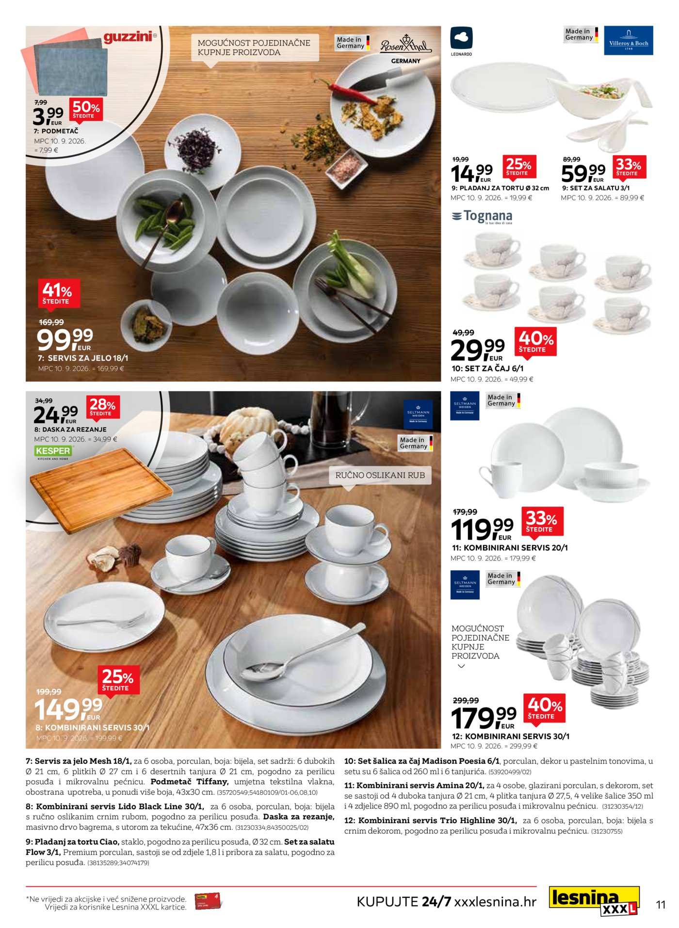 Lesnina katalog Uživajte u kuhanju 01.10.-31.10.2026.