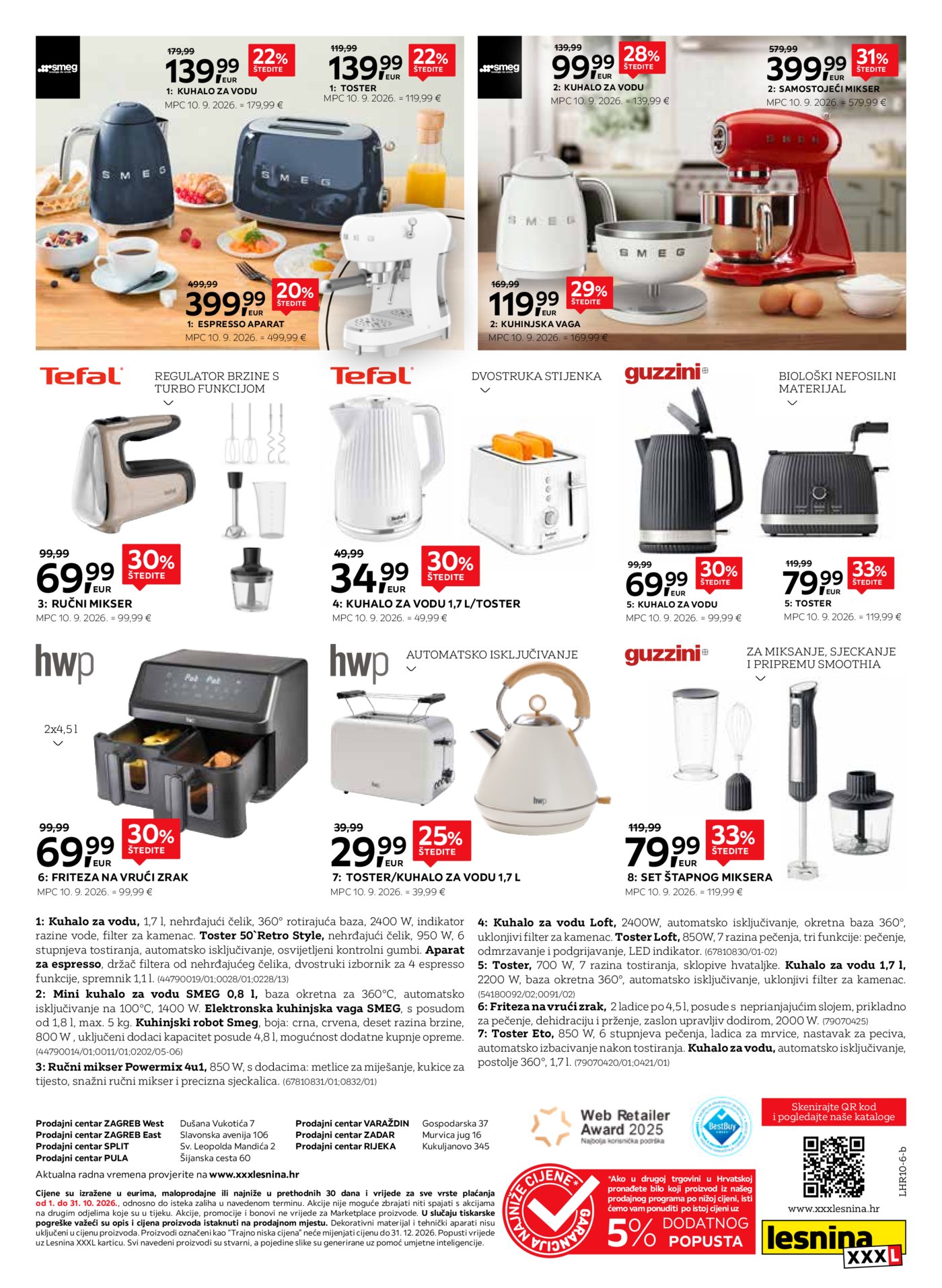 Lesnina katalog Uživajte u kuhanju 01.10.-31.10.2026.