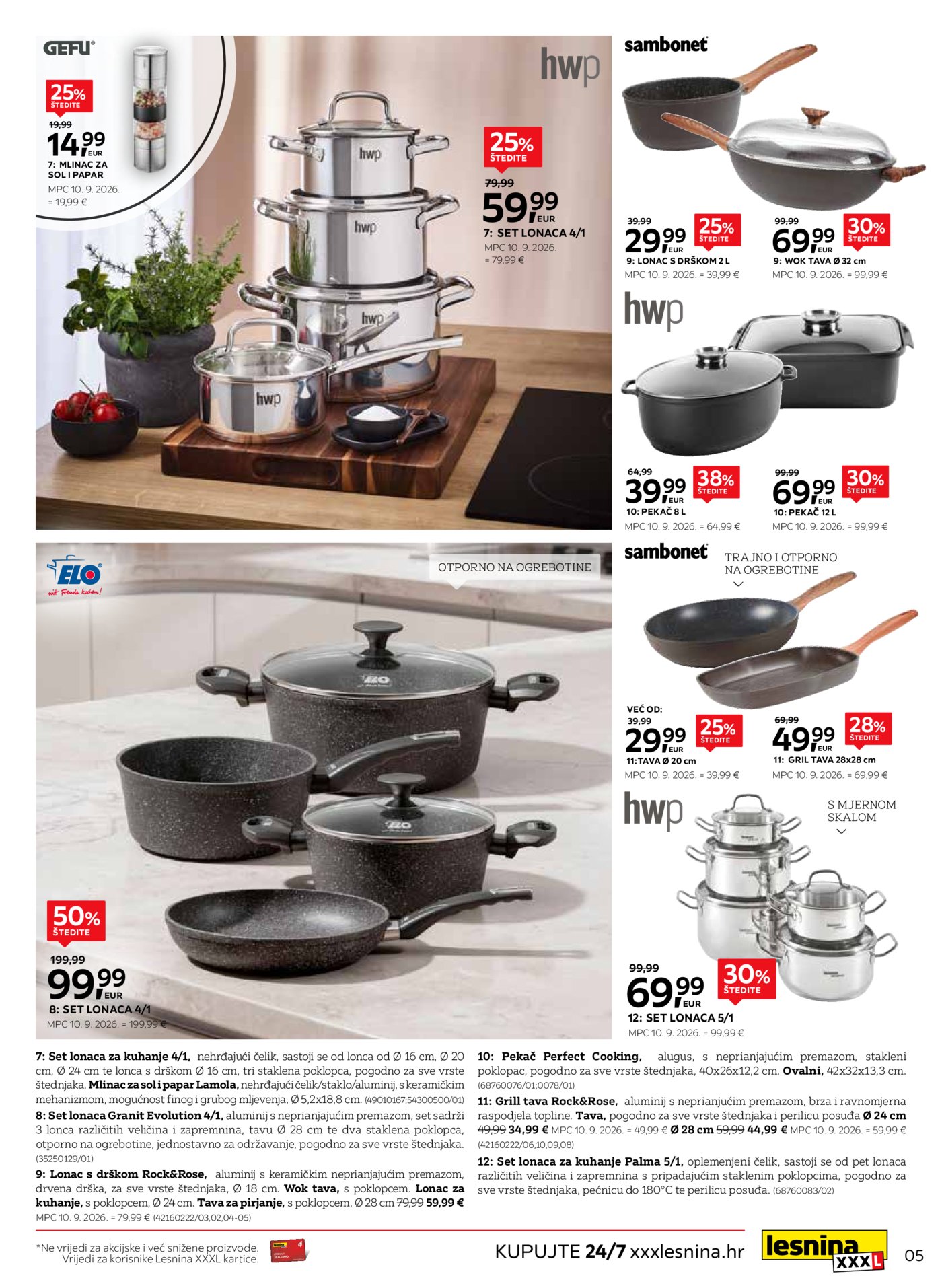 Lesnina katalog Uživajte u kuhanju 01.10.-31.10.2026.