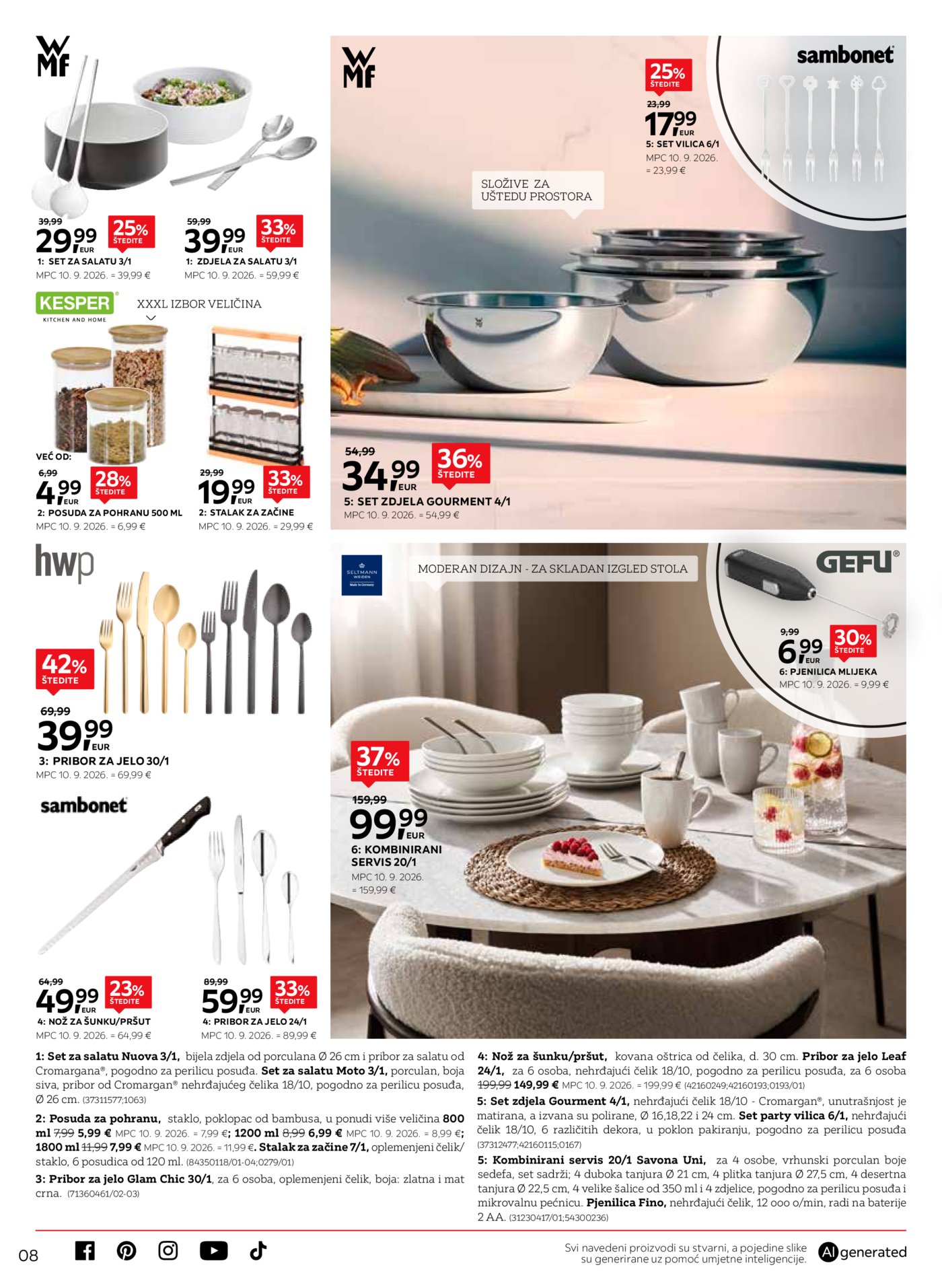 Lesnina katalog Uživajte u kuhanju 01.10.-31.10.2026.