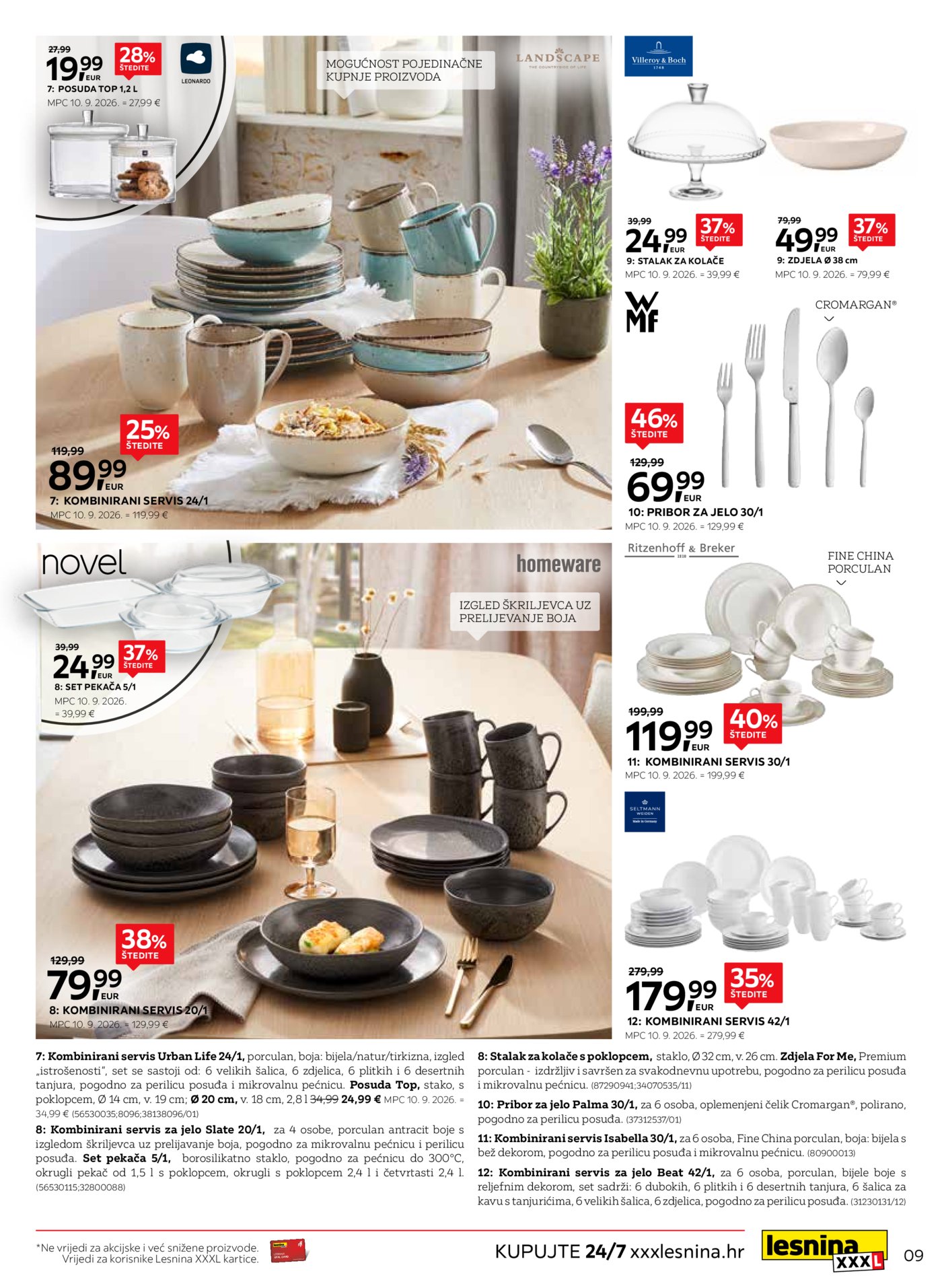 Lesnina katalog Uživajte u kuhanju 01.10.-31.10.2026.