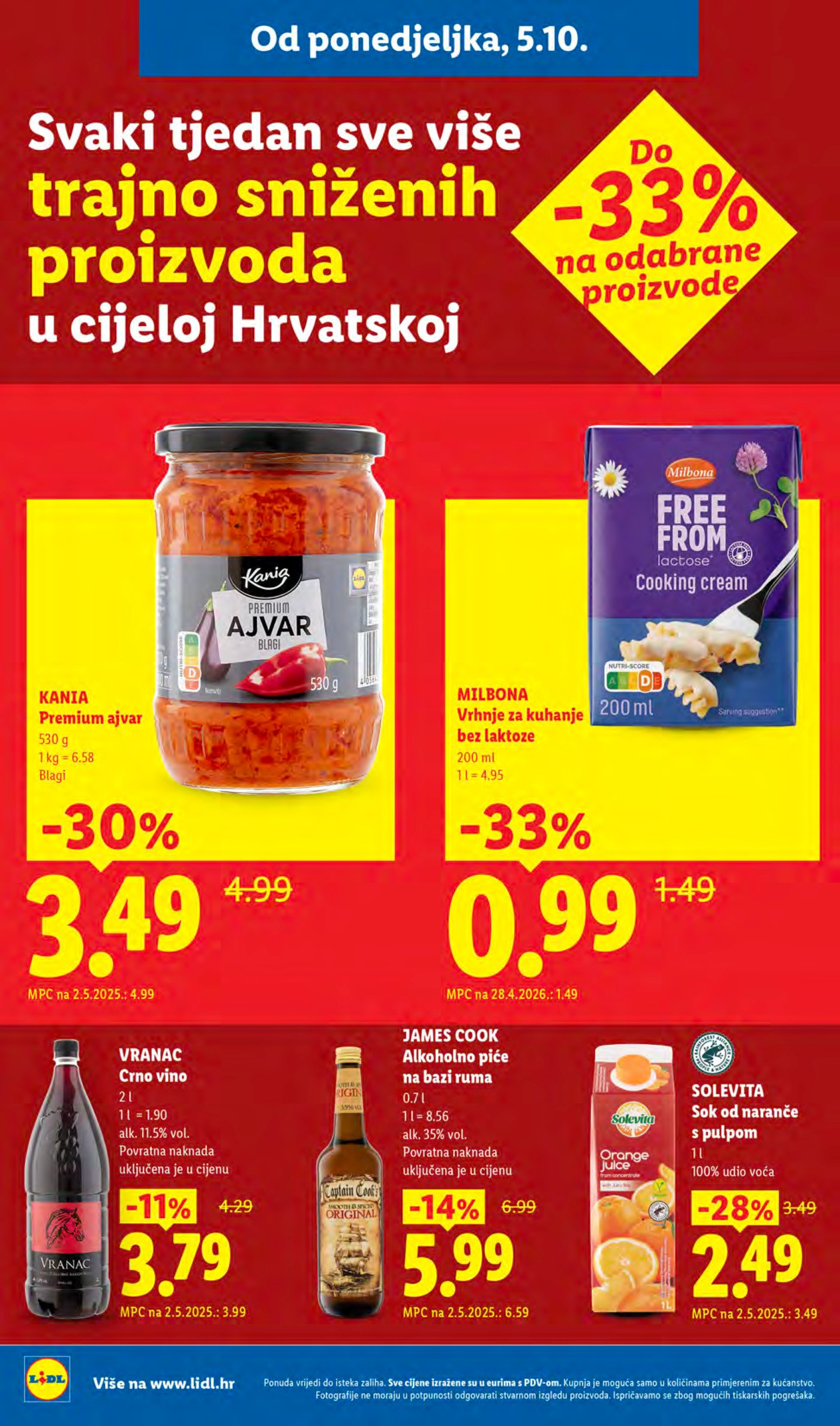 Lidl katalog Super ponuda od ponedjeljka 05.10.-11.10.2026.