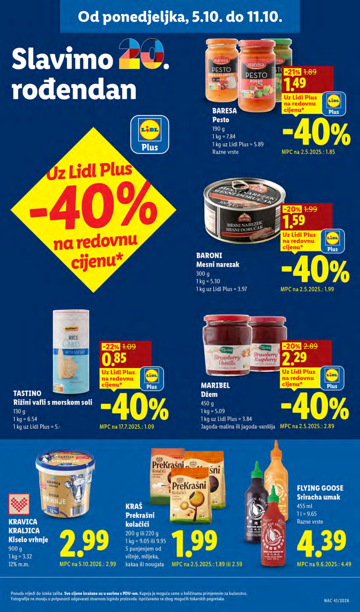 Lidl katalog Super ponuda od ponedjeljka 05.10.-11.10.2026.