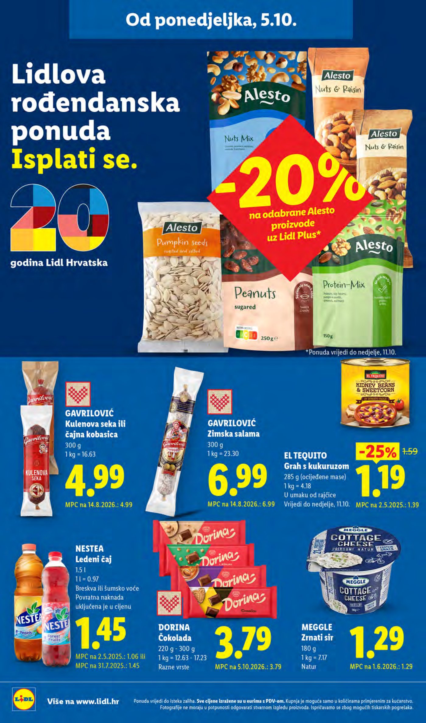 Lidl katalog Super ponuda od ponedjeljka 05.10.-11.10.2026.