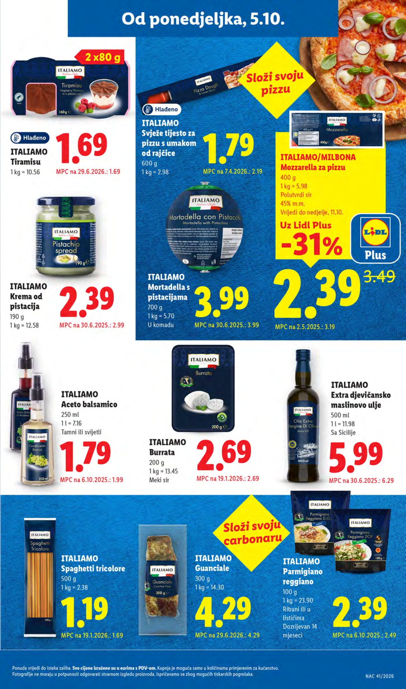 Lidl katalog Super ponuda od ponedjeljka 05.10.-11.10.2026.