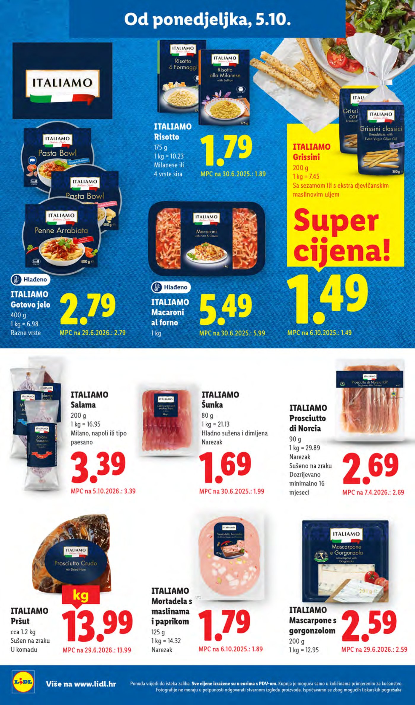 Lidl katalog Super ponuda od ponedjeljka 05.10.-11.10.2026.