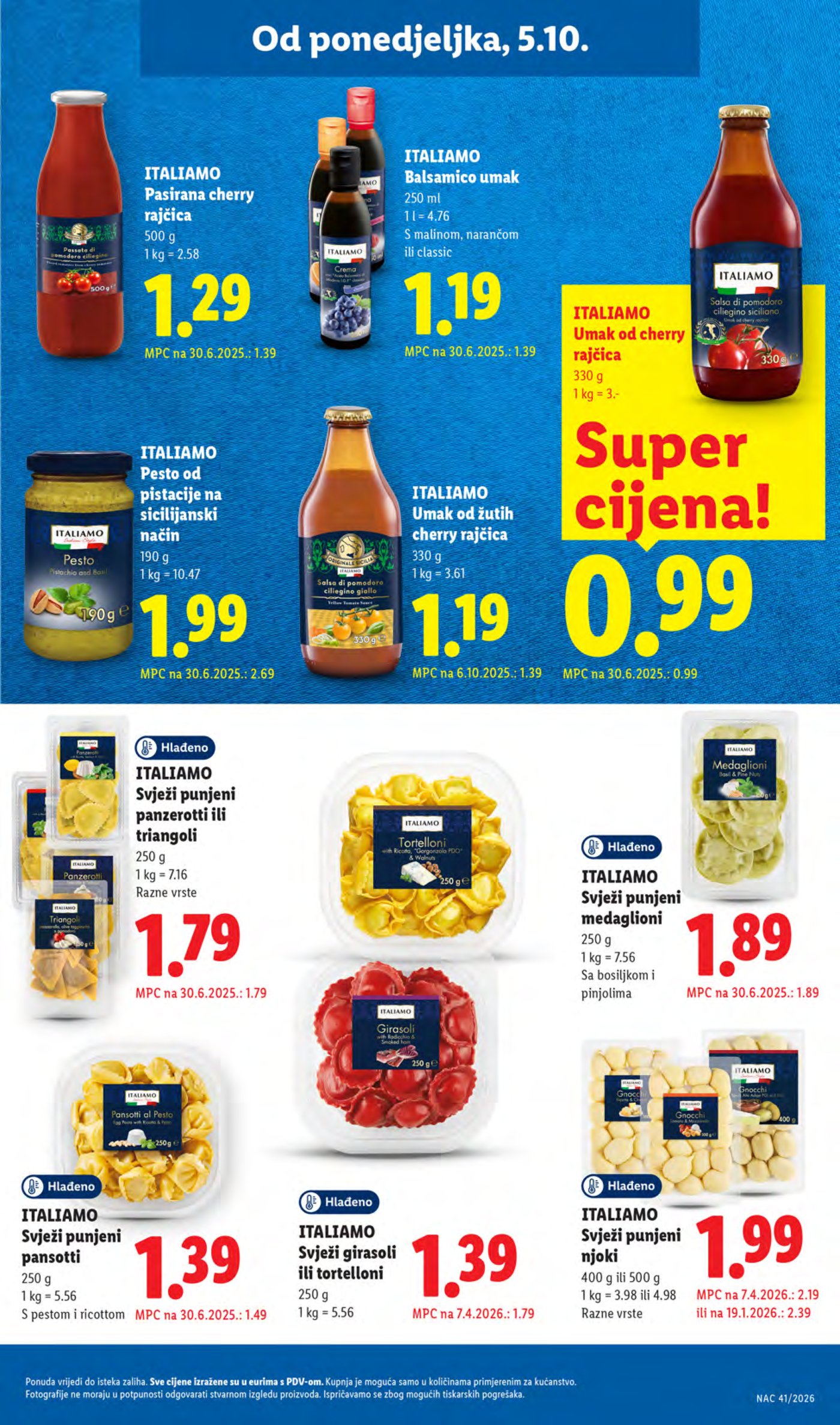Lidl katalog Super ponuda od ponedjeljka 05.10.-11.10.2026.
