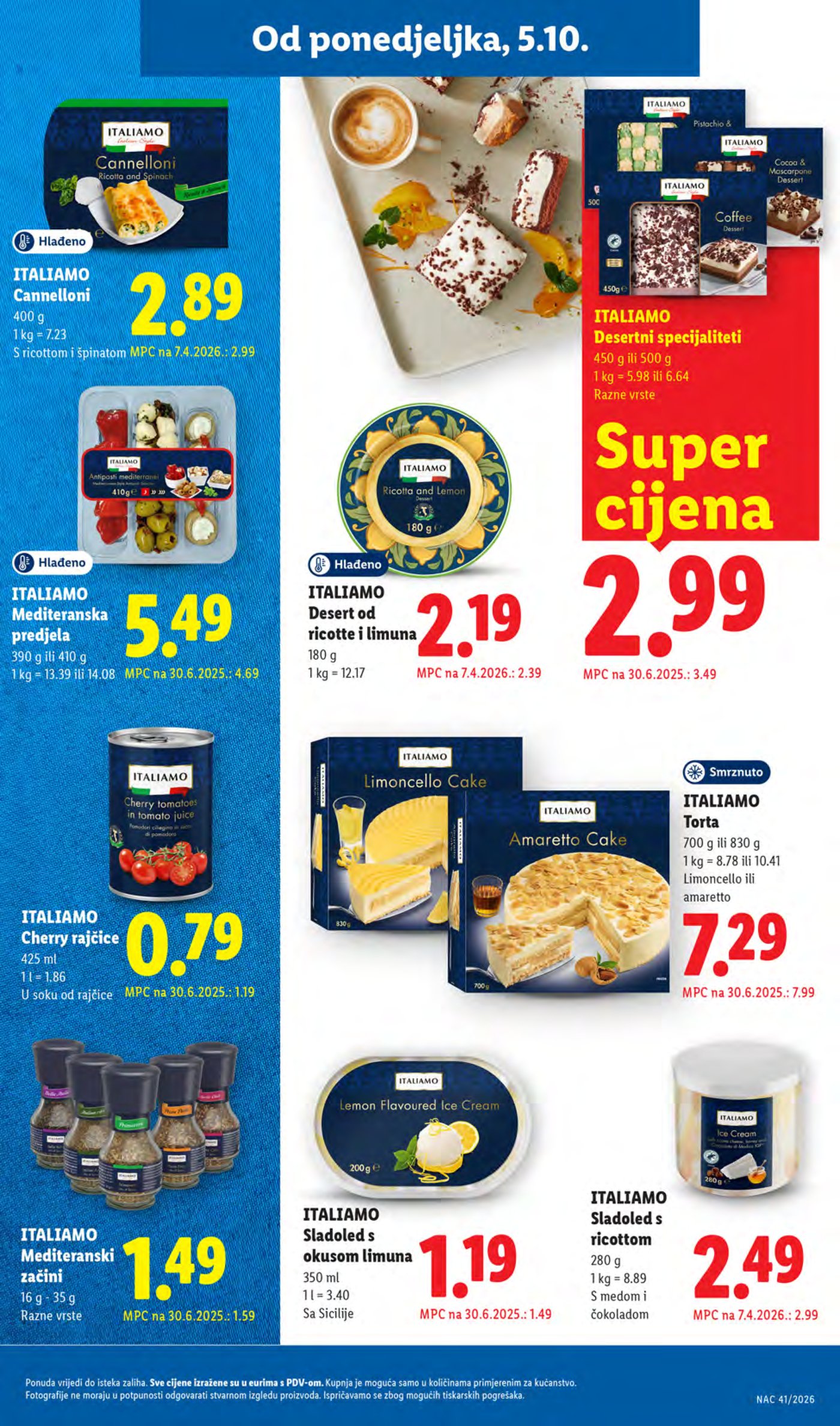 Lidl katalog Super ponuda od ponedjeljka 05.10.-11.10.2026.
