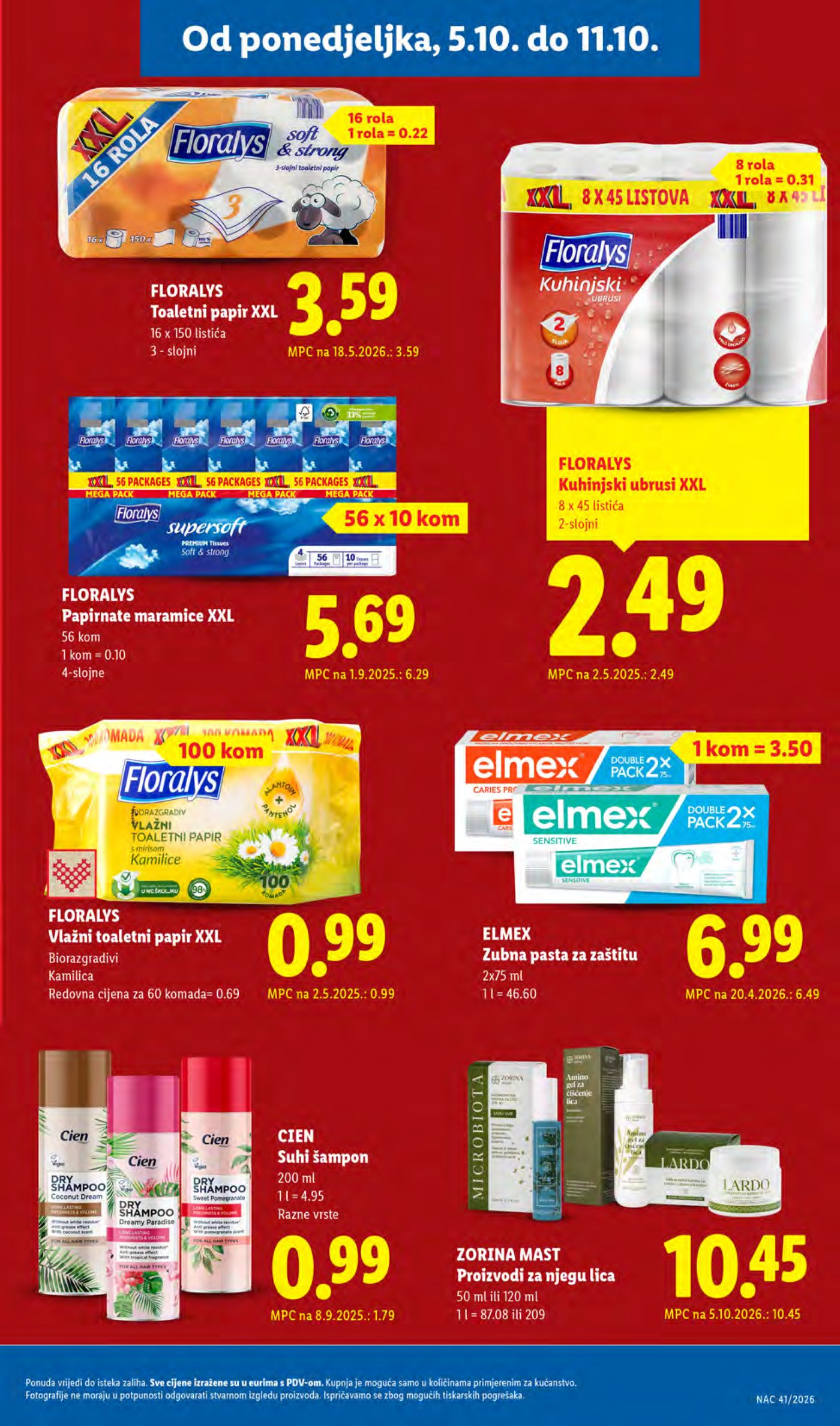 Lidl katalog Super ponuda od ponedjeljka 05.10.-11.10.2026.