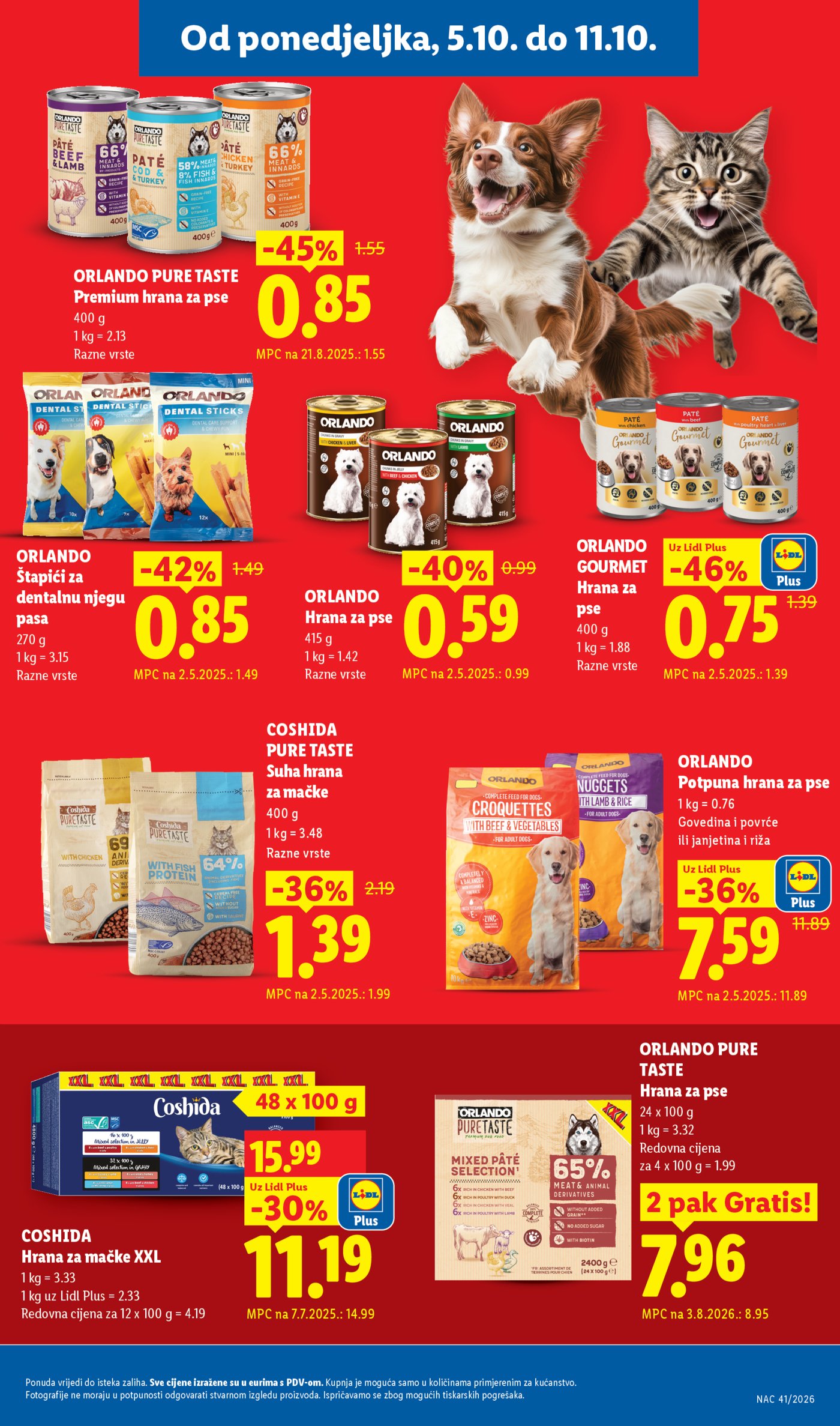 Lidl katalog Super ponuda od ponedjeljka 05.10.-11.10.2026.