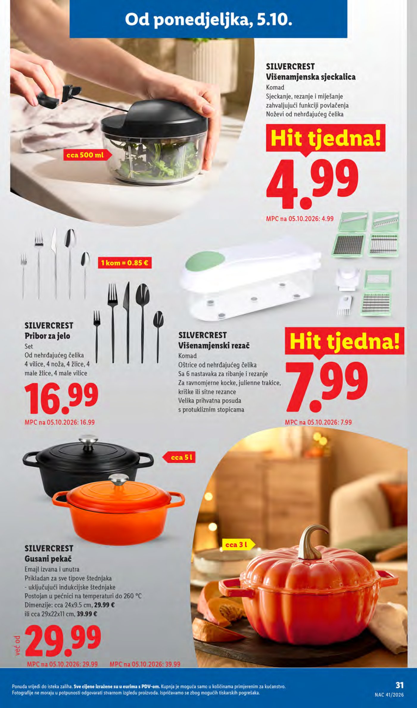 Lidl katalog Super ponuda od ponedjeljka 05.10.-11.10.2026.