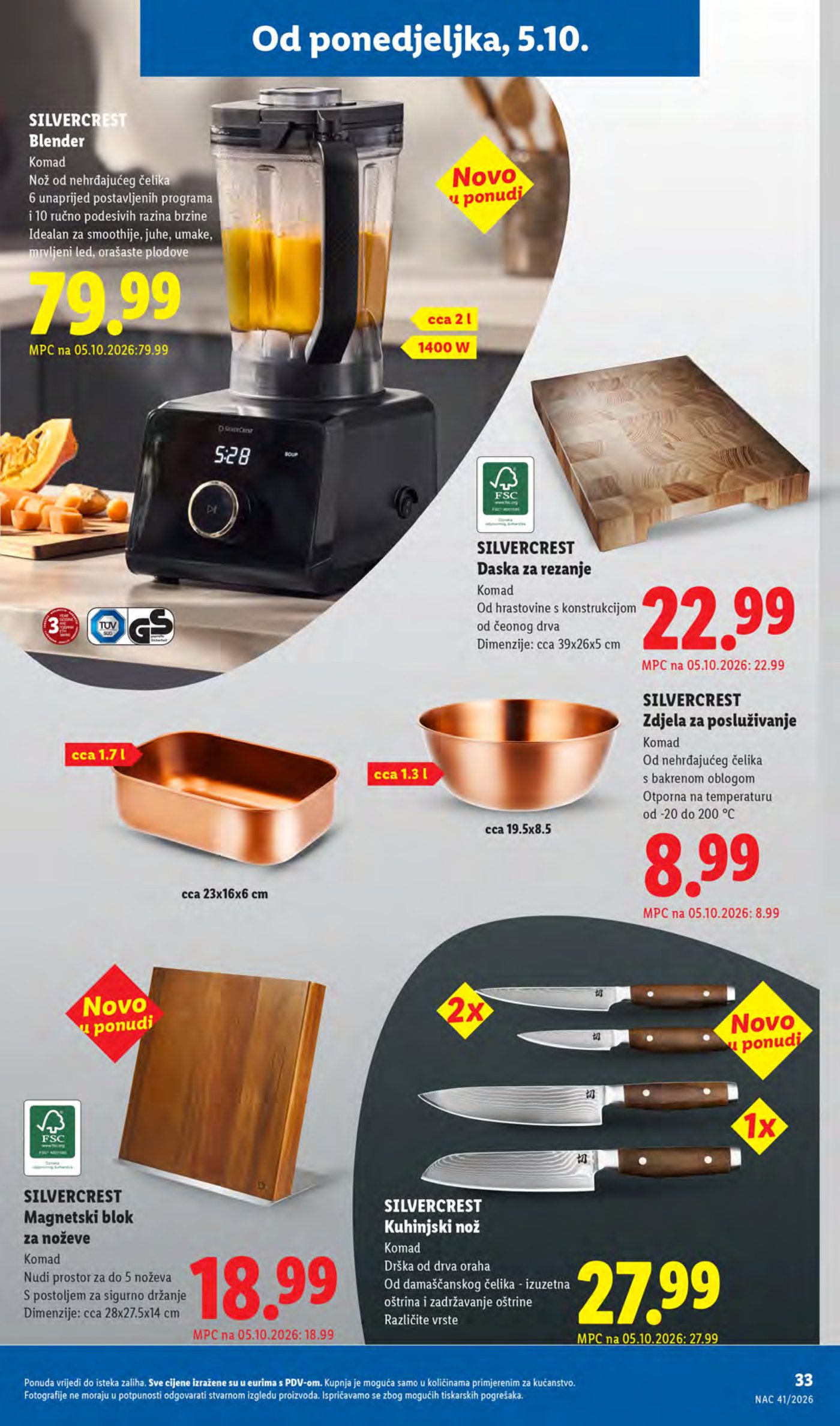 Lidl katalog Super ponuda od ponedjeljka 05.10.-11.10.2026.